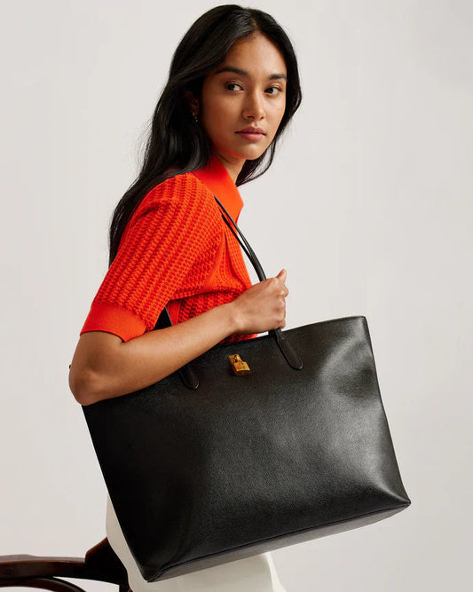 Women's Londonn-Padlock Tote Bag Black Ted Baker South Africa Bellabags