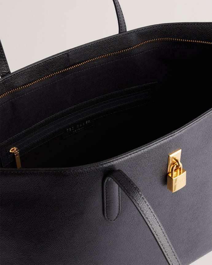 Women's Londonn-Padlock Tote Bag Black Ted Baker South Africa Bellabags