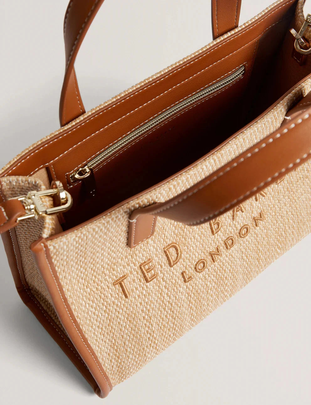 Women's PAOLINA-Faux Raffia Small Icon Bag Ted Baker South Africa
