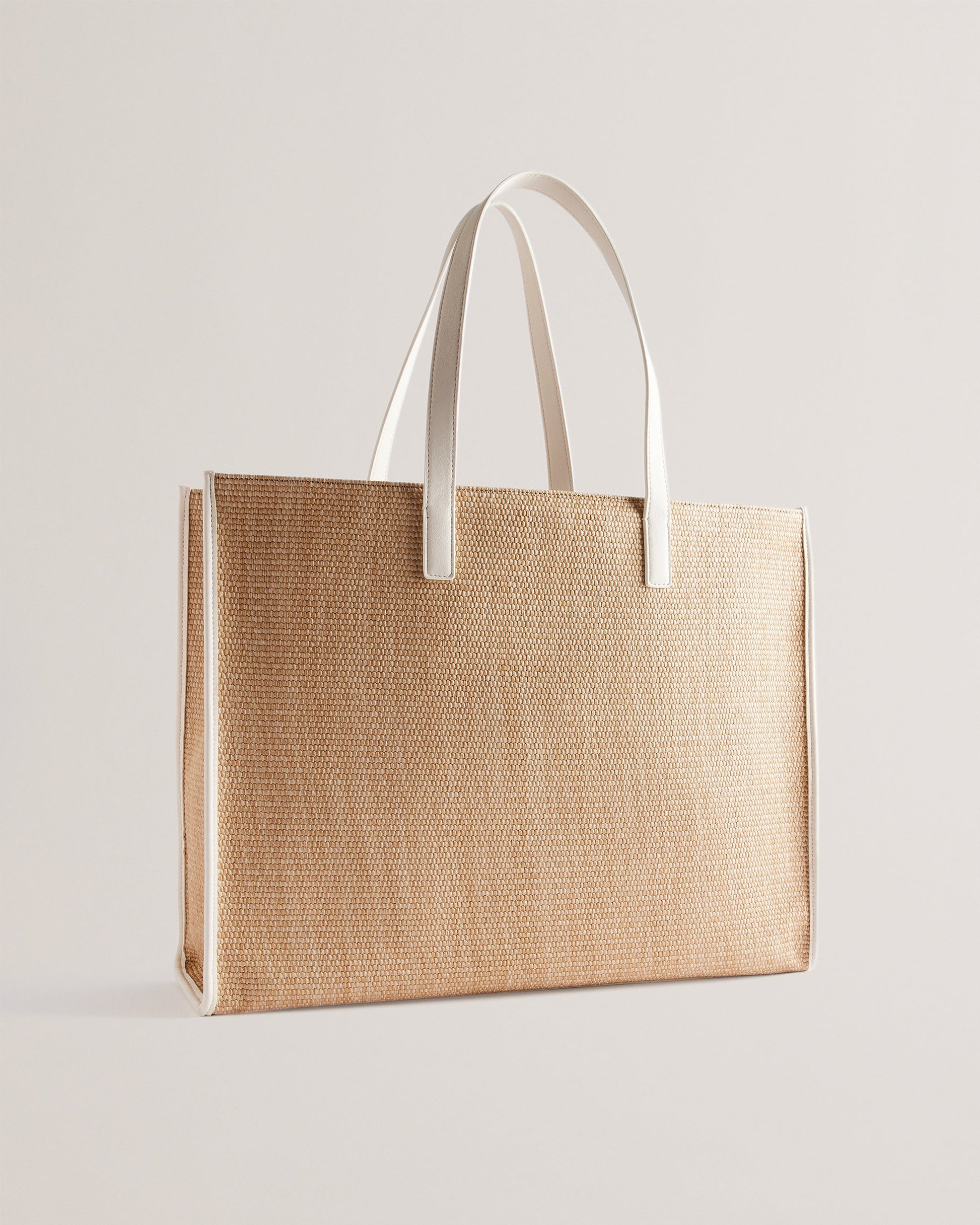 Women's Pallmer-Faux Raffia Large Icon Bag Ecru Ted Baker South Africa