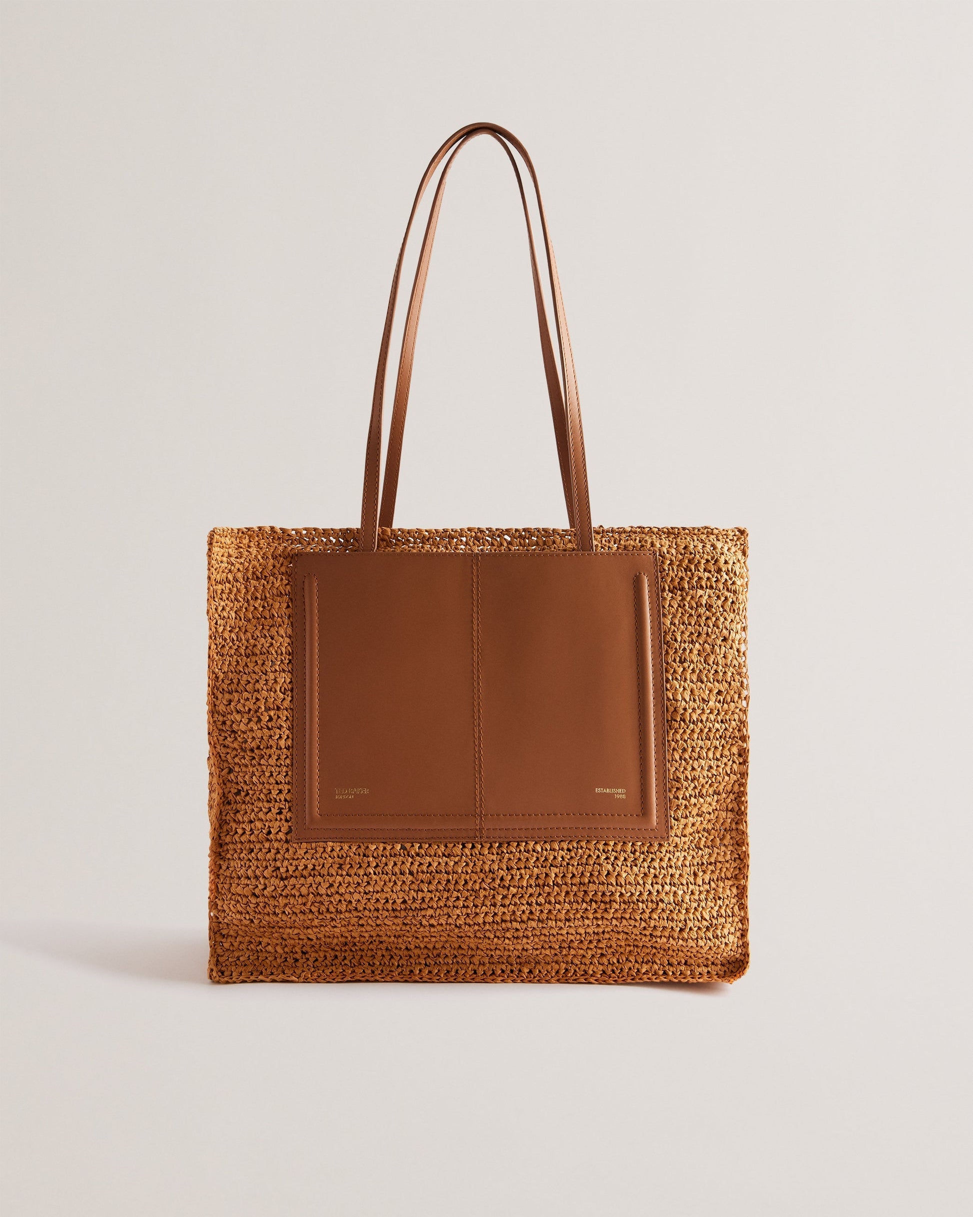 Women's Ashvi-Raffia Large Tote Bag Brown Ted Baker South Africa