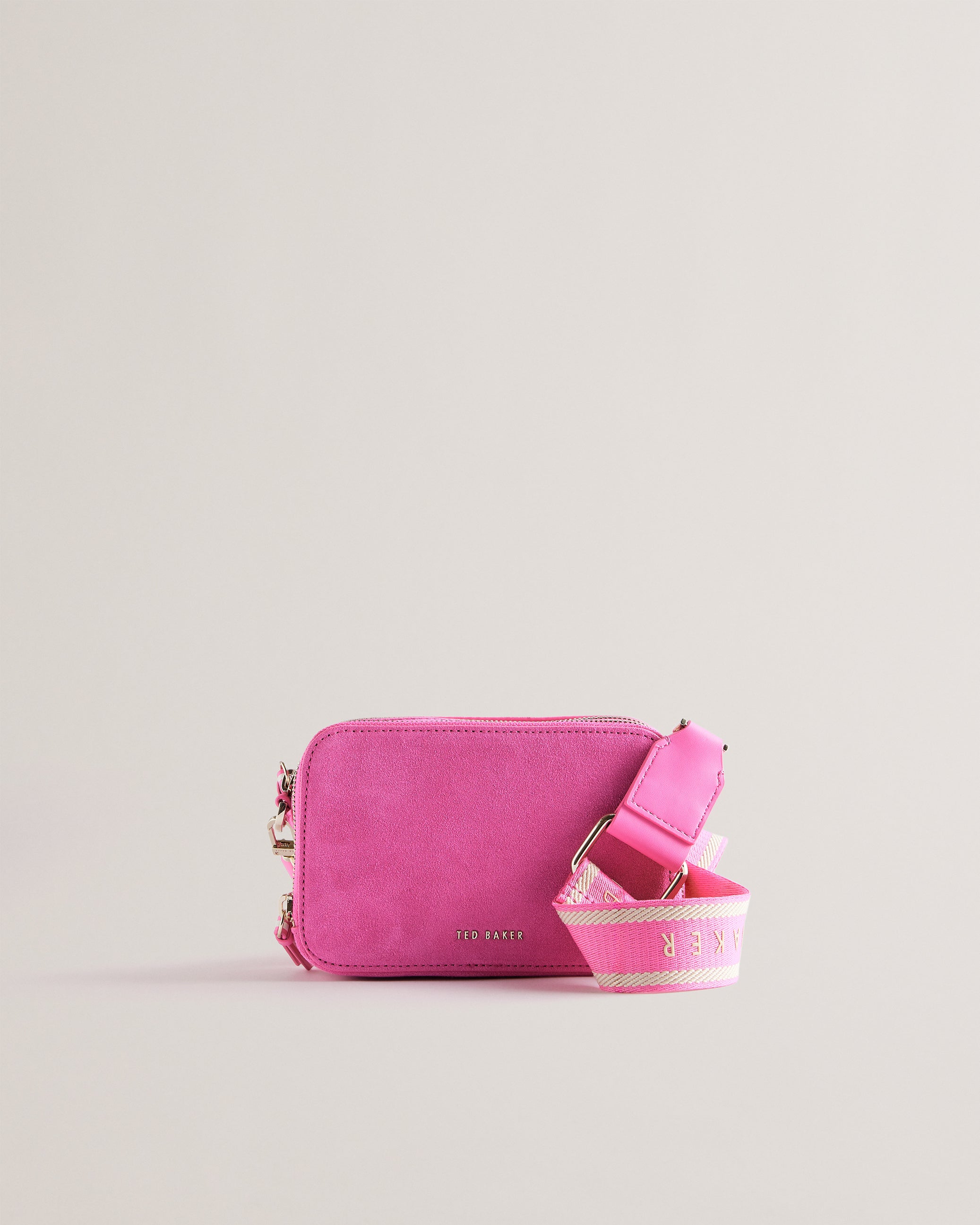 Women's Stunnas-Branded Webbing Mini Camera Bag Brt-Pink Ted Baker South Africa Bellabags