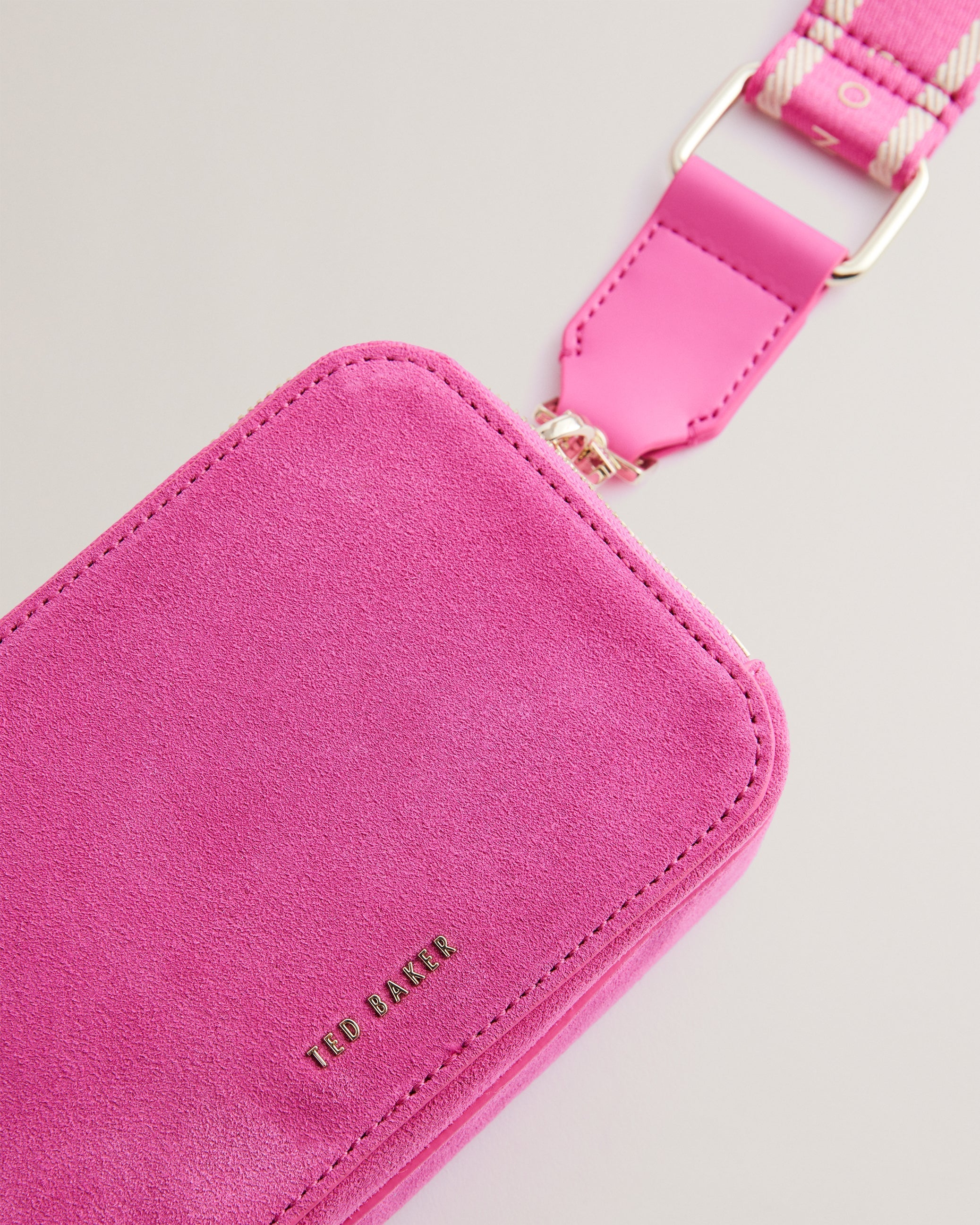 Women's Stunnas-Branded Webbing Mini Camera Bag Brt-Pink Ted Baker South Africa Bellabags