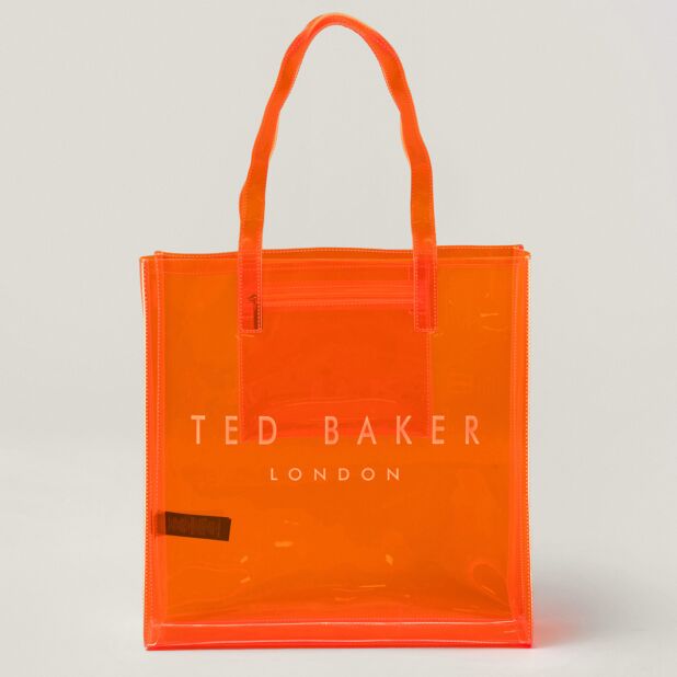 Women's Sheicon-Transparent Large Icon Bag Brt-Orange Ted Baker South Africa