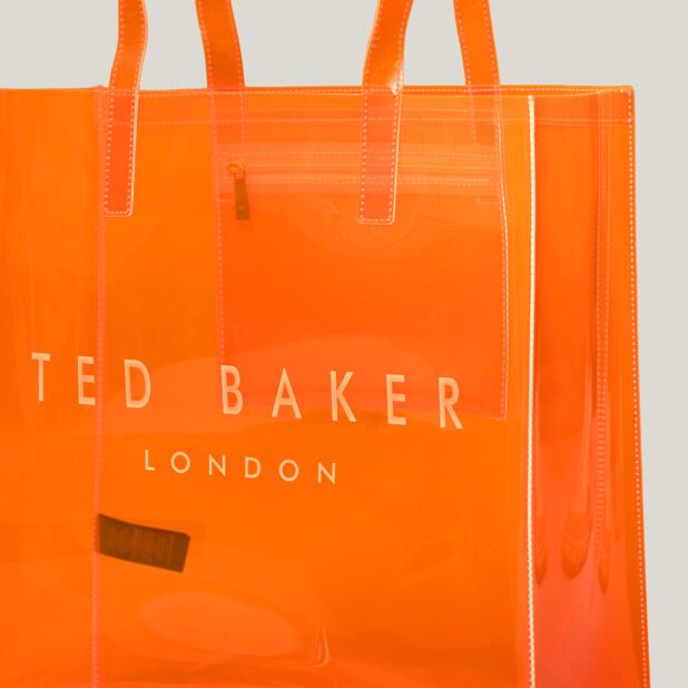 Women's Sheicon-Transparent Large Icon Bag Brt-Orange Ted Baker South Africa