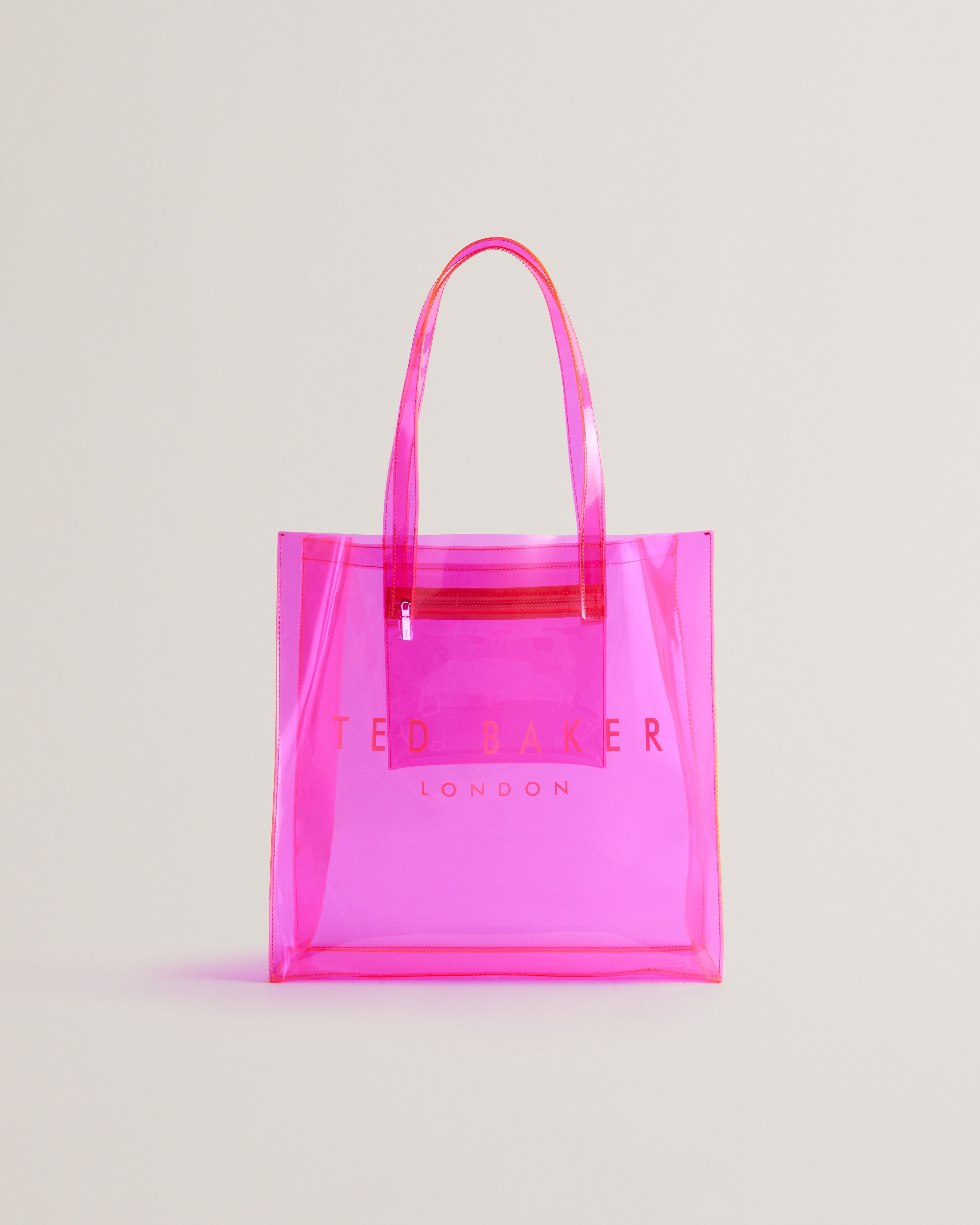 Women's Sheicon-Transparent Large Icon Bag Brt-Pink Ted Baker South Africa Bellabags