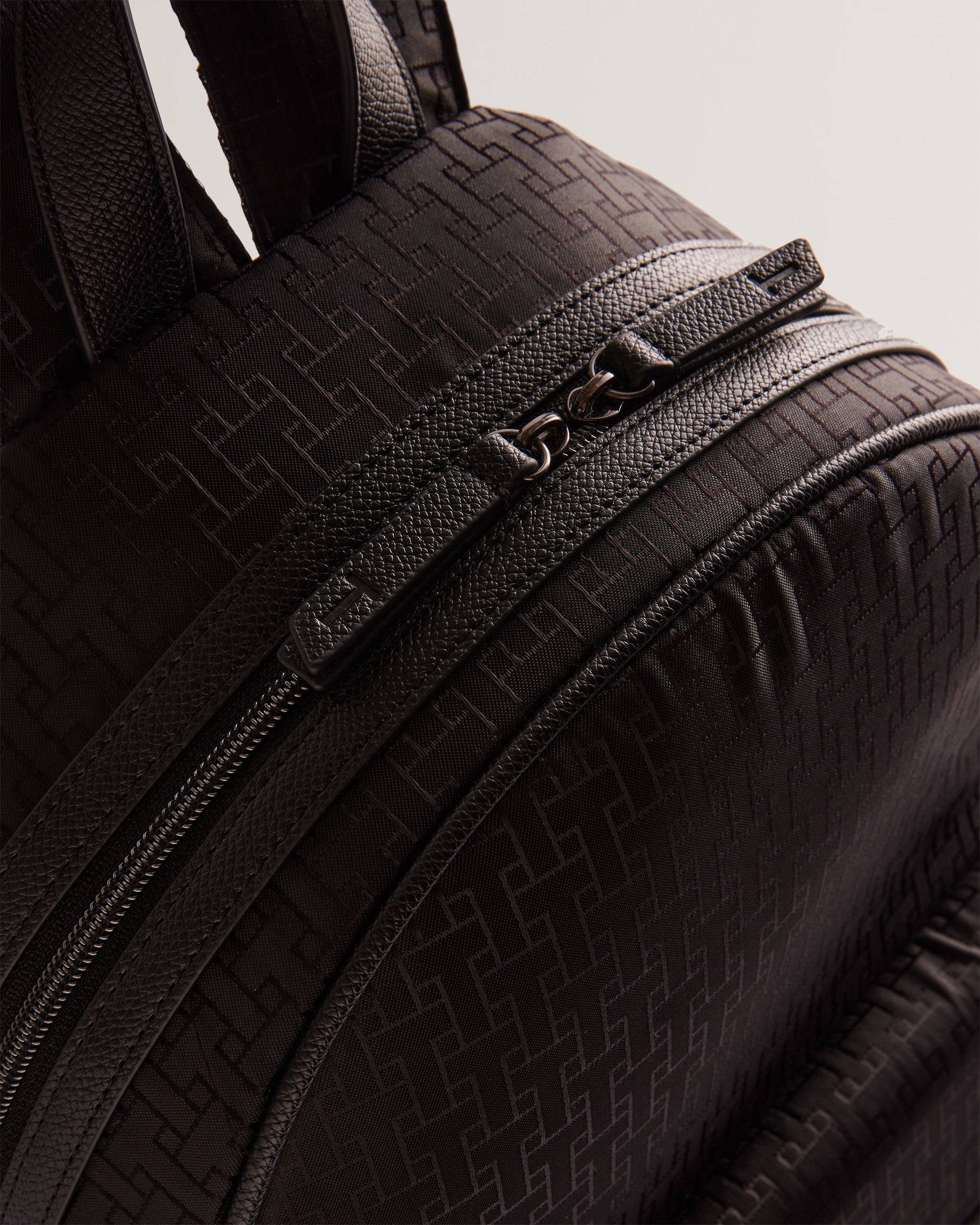 Men's Tedrik-T Jacquard Backpack Black Ted Baker South Africa