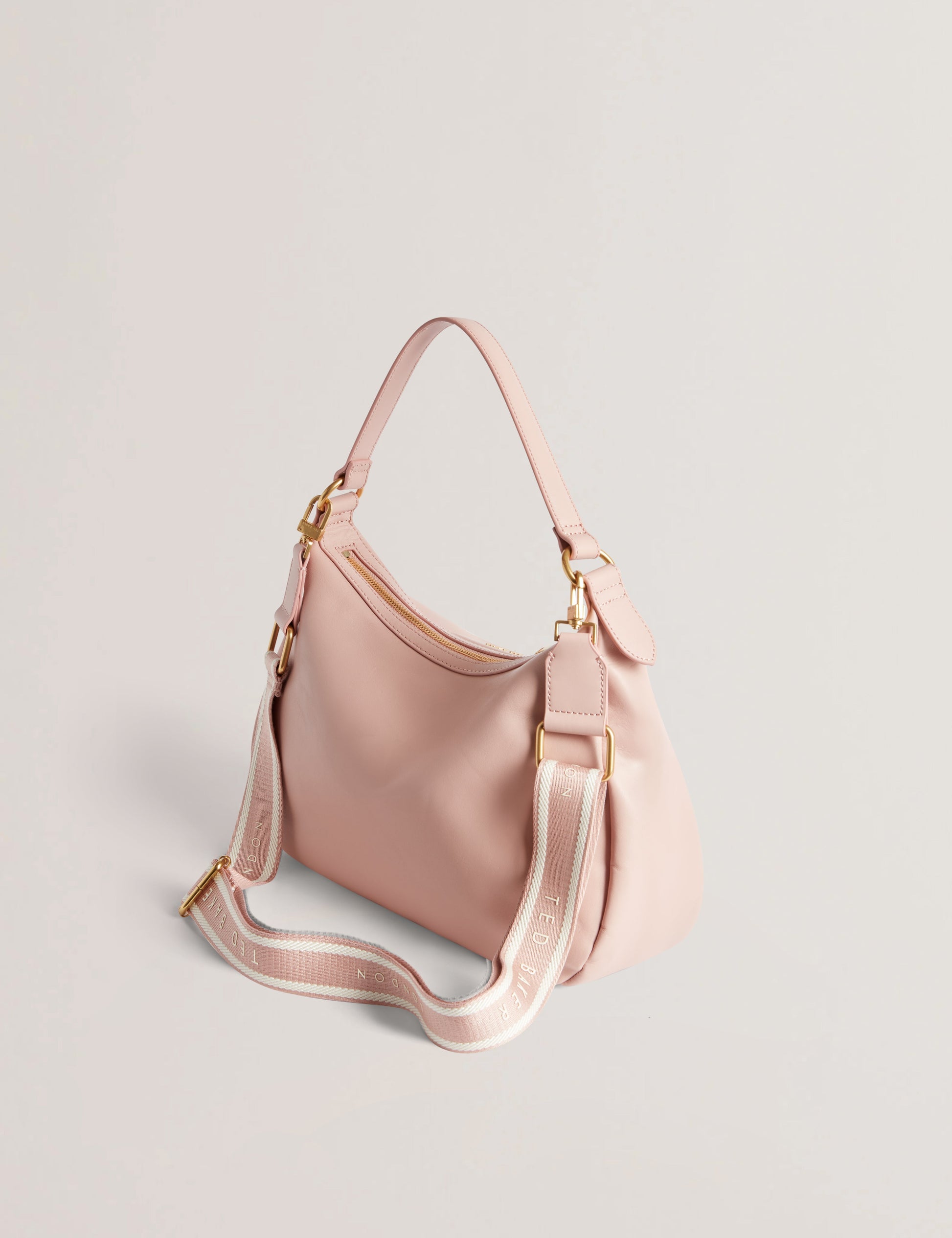 Women's ESIAH-Webbing Slouchy Leather Hobo Bag Ted Baker South Africa
