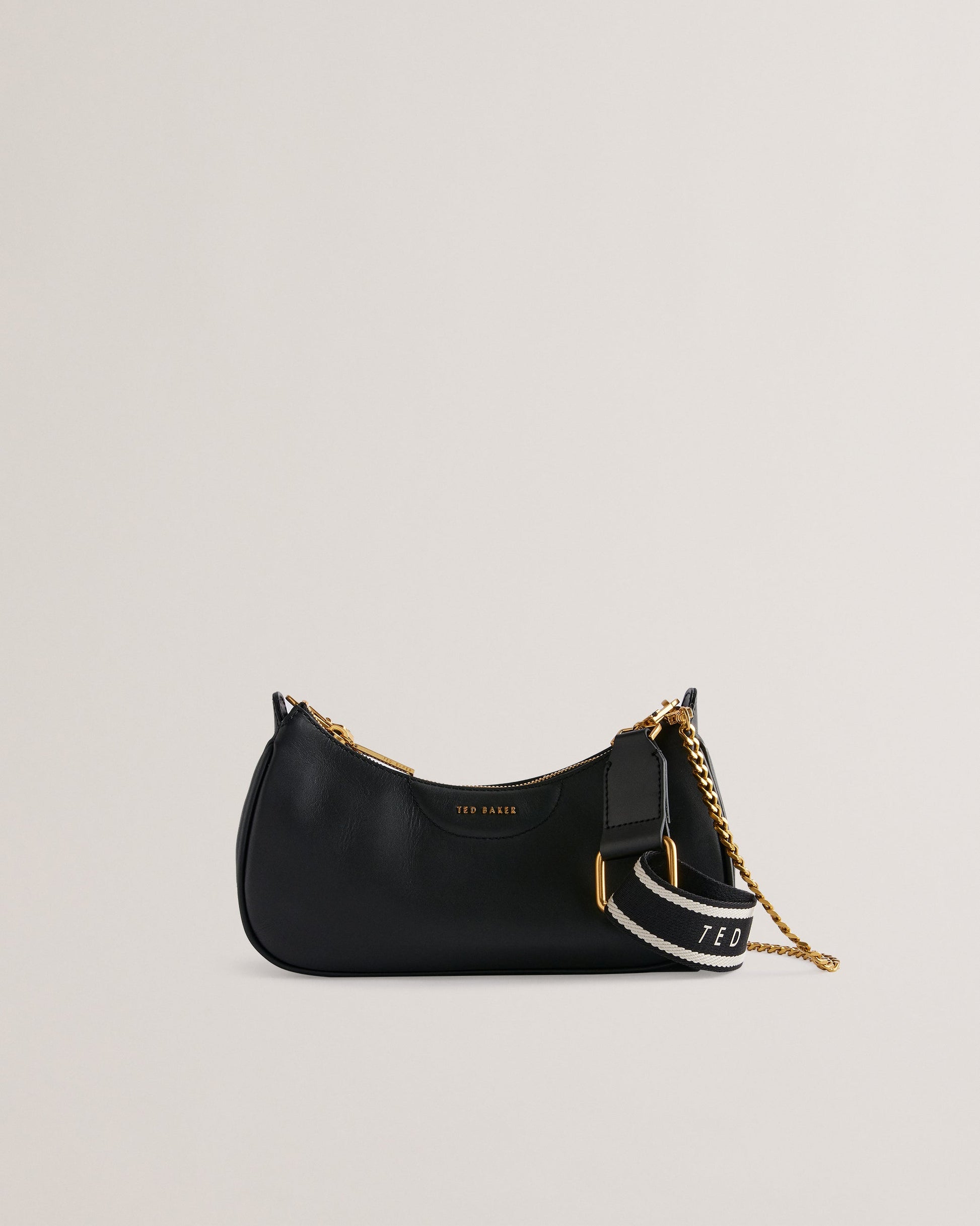 Women's Essiy-Webbing Leather Crossbody Bag Black Ted Baker South Africa