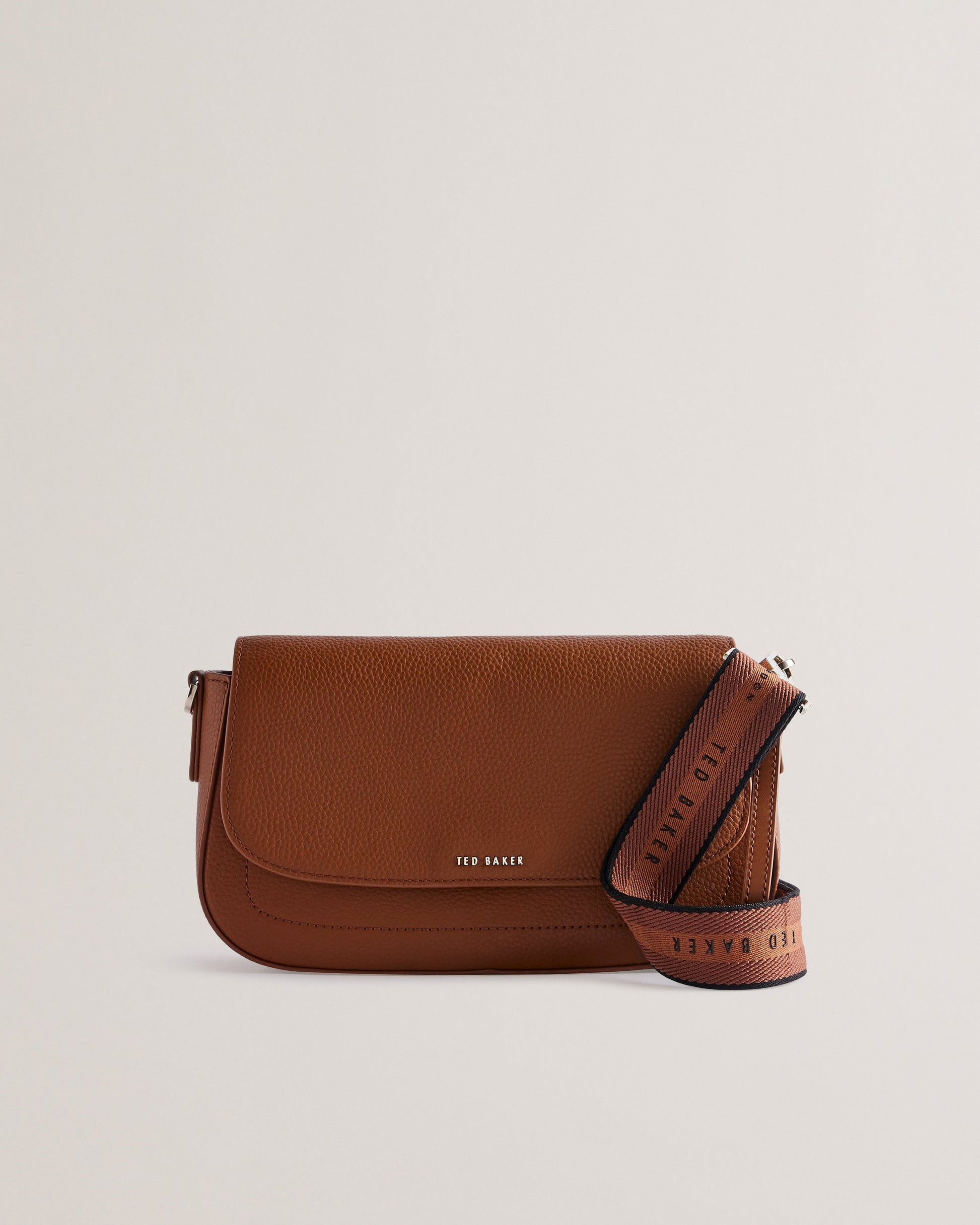 Women's Darilie-Branded Webbing Long Satchel Bag Brn-Choc Ted Baker South Africa