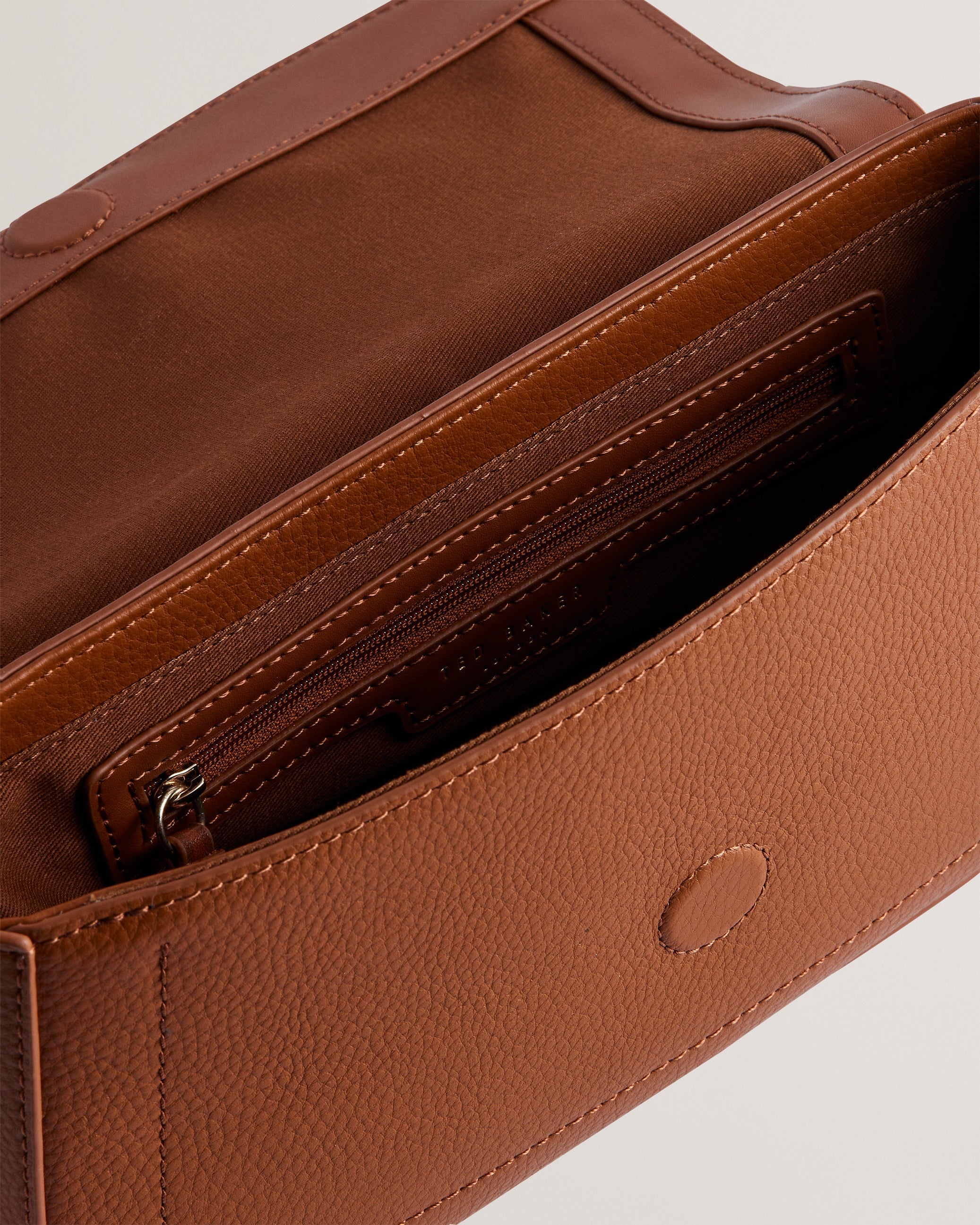 Women's Darilie-Branded Webbing Long Satchel Bag Brn-Choc Ted Baker South Africa Bellabags