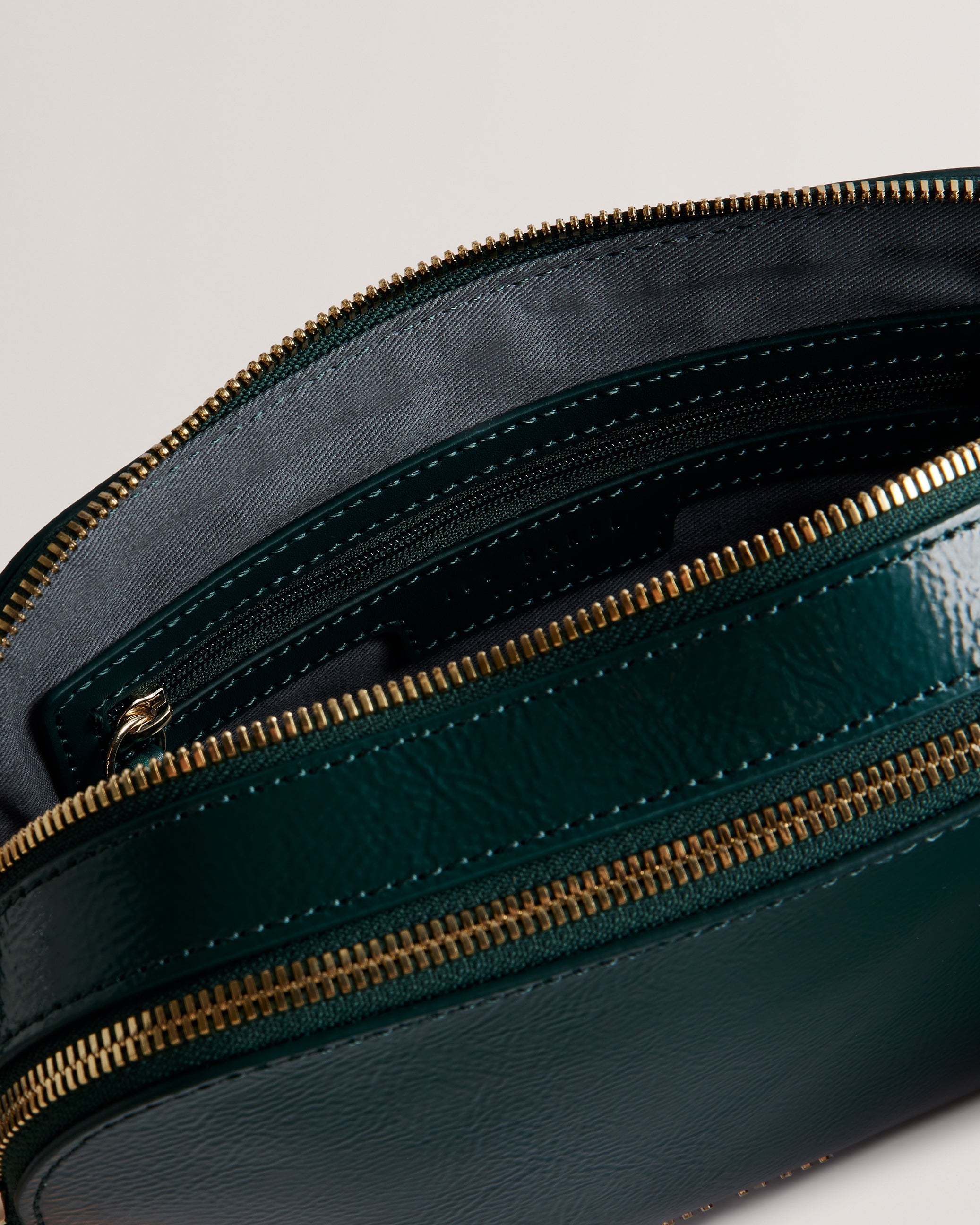 Women's Darcew-Branded Webbing Crinkle Camera Bag Mid-Green Ted Baker South Africa Bellabags