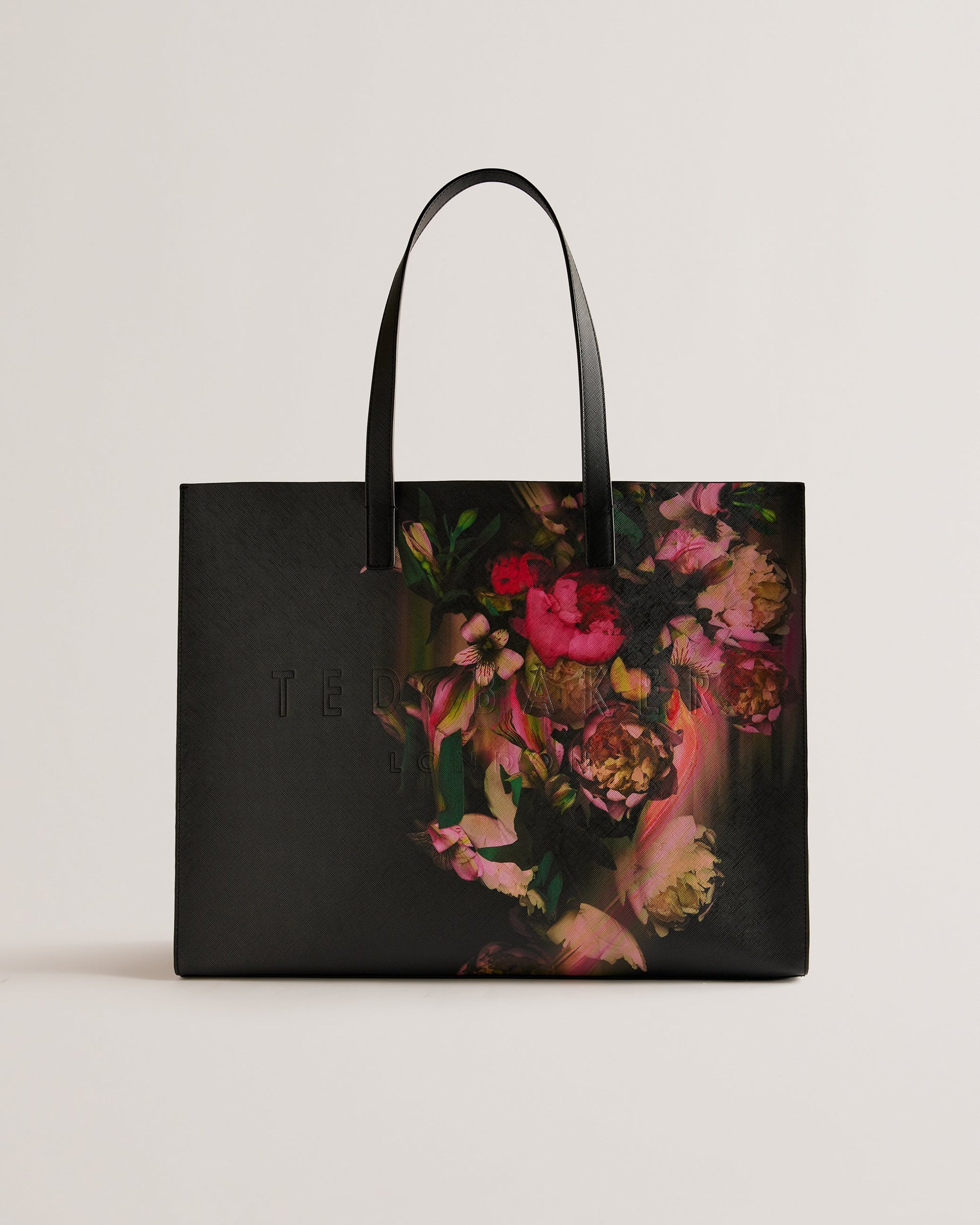 Women's Safyna-Printed Extra Large Icon Bag Jet-Black Ted Baker South Africa