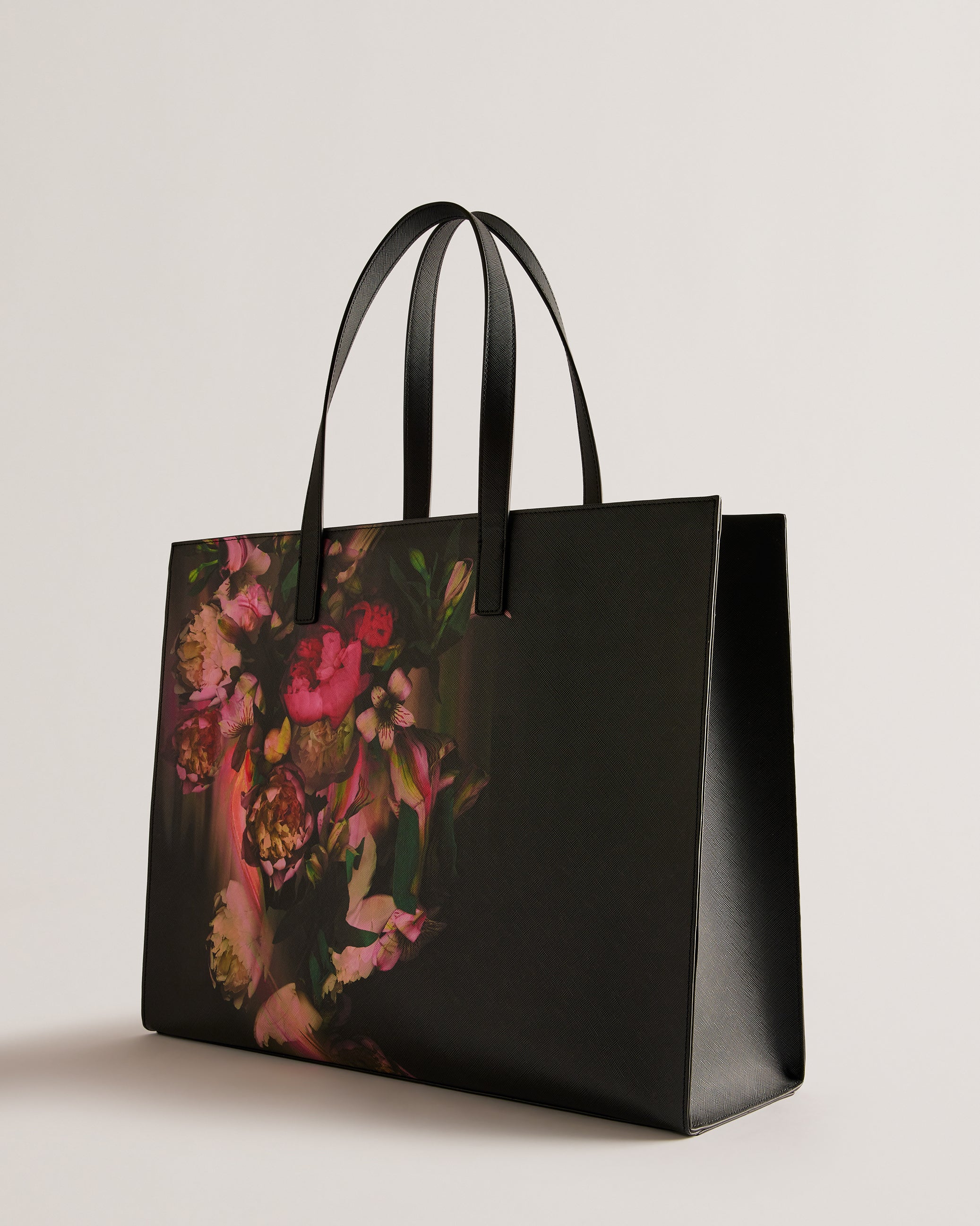 Women's Safyna-Printed Extra Large Icon Bag Jet-Black Ted Baker South Africa Bellabags