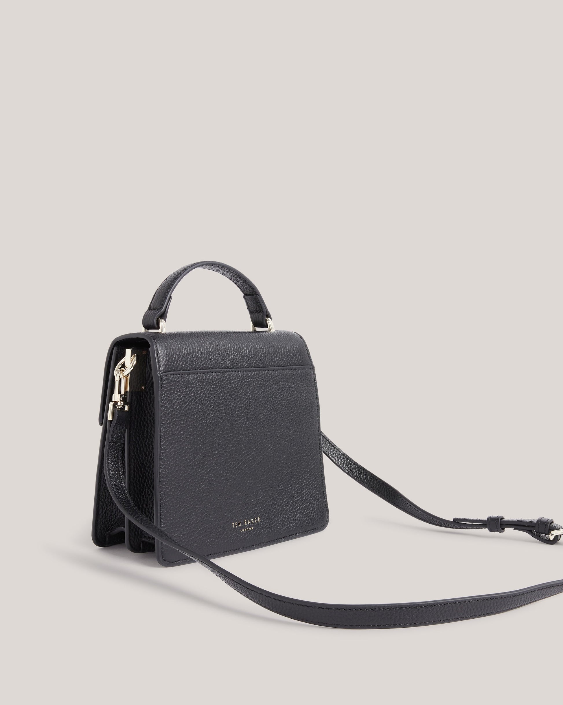 Women's Roselii-Bar Detail Medium Top Handle Bag Black Ted Baker South Africa