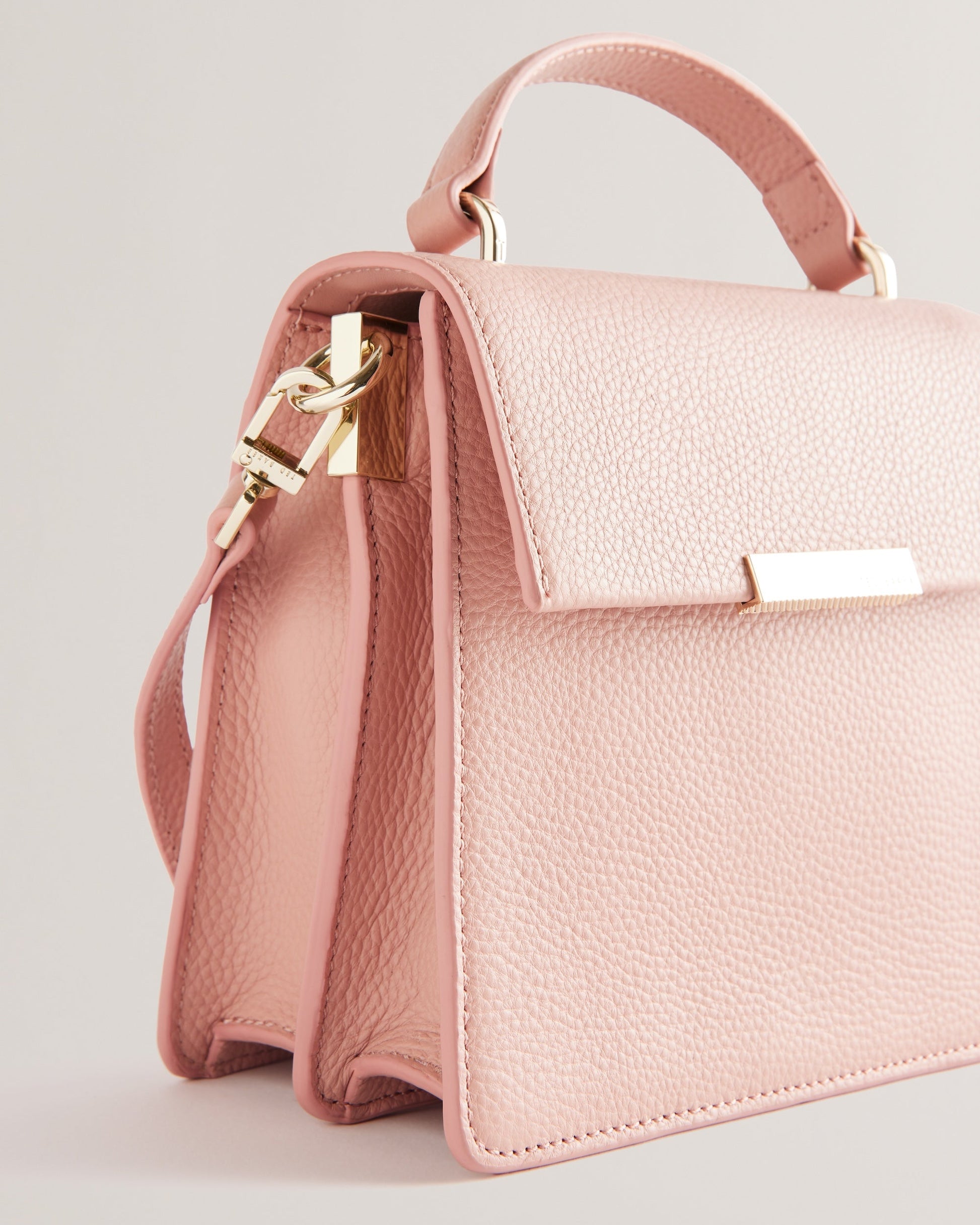 Women's Roselii-Bar Detail Medium Top Handle Bag Pink Ted Baker South Africa