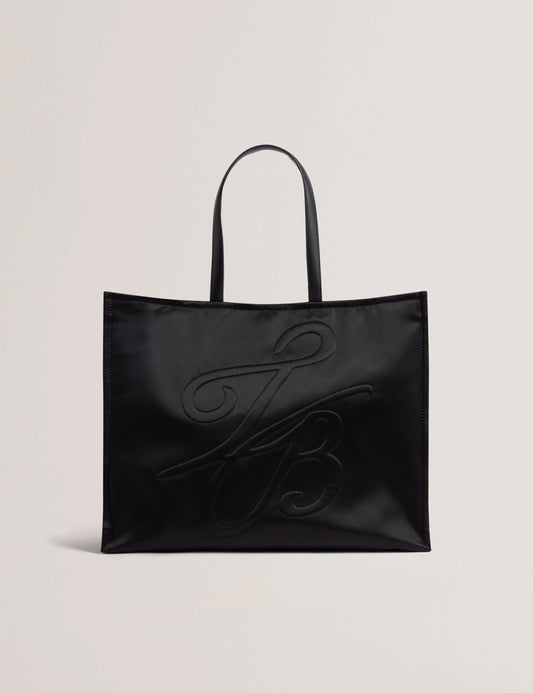 Women's HALSEA-TB Script Padded Nylon Medium Black Ted Baker South Africa