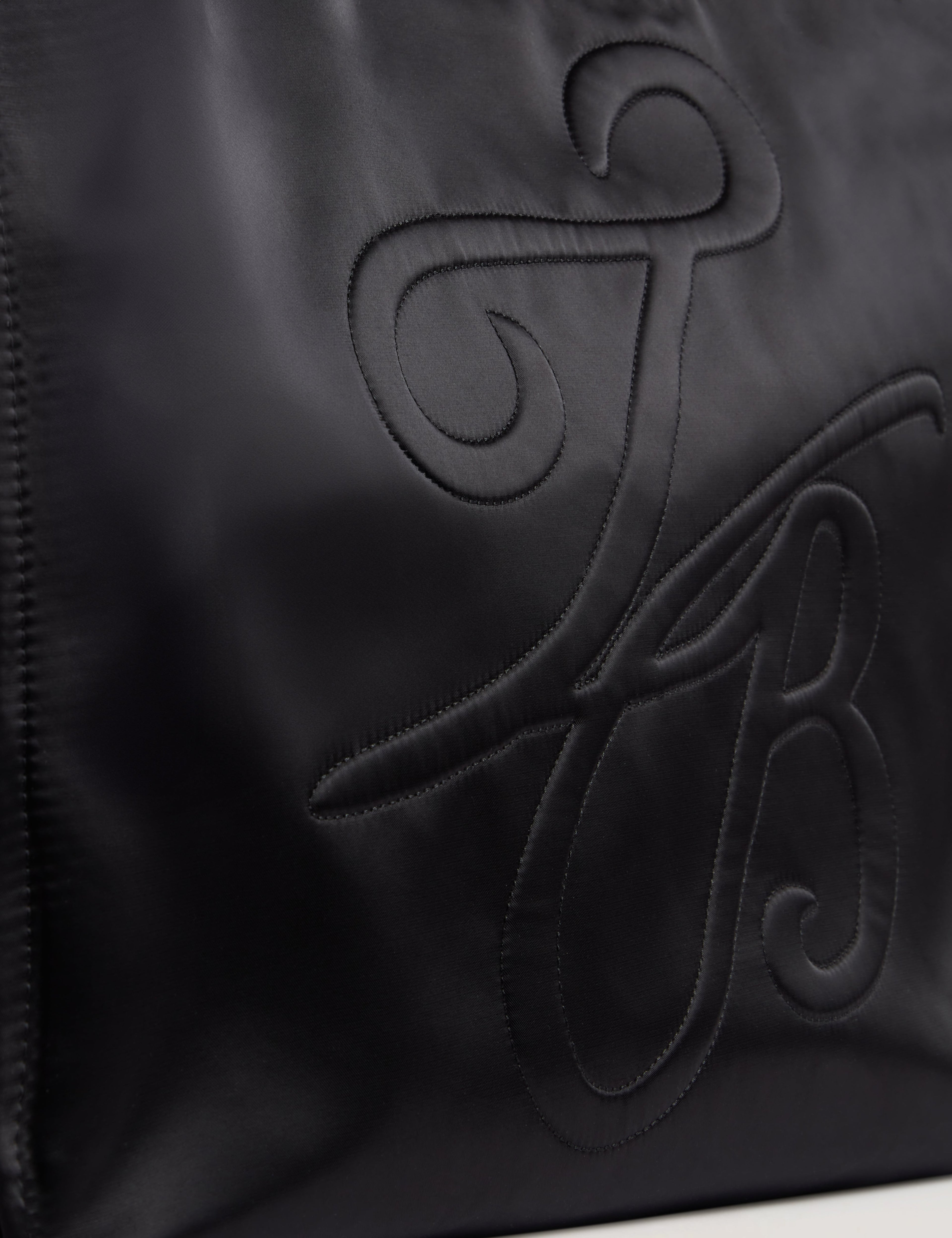 Women's HALSEA-TB Script Padded Nylon Medium Black Ted Baker South Africa Bellabags