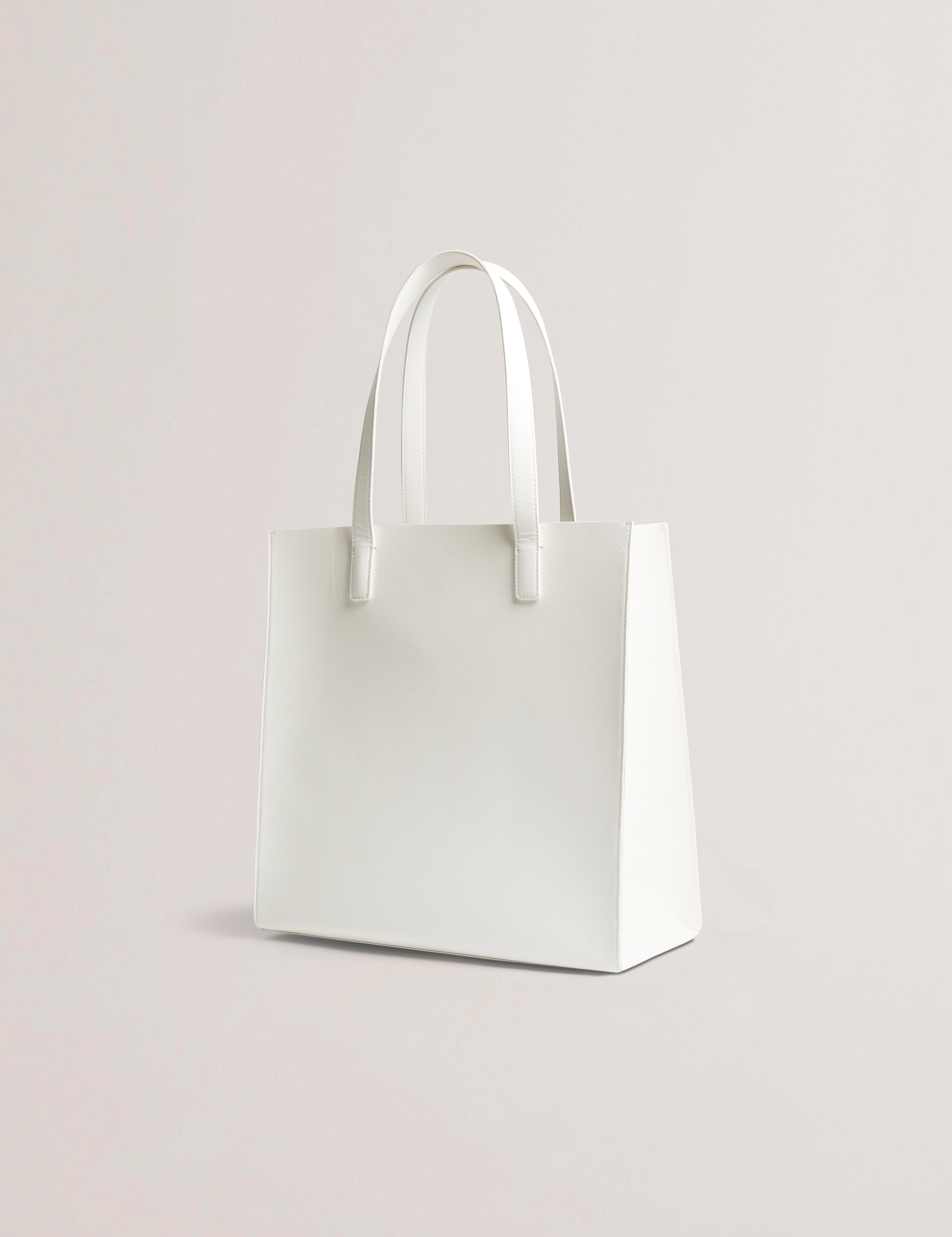 Women's ALIMCON-Linear Rose Large Icon Bag Cream Ted Baker Bellabags