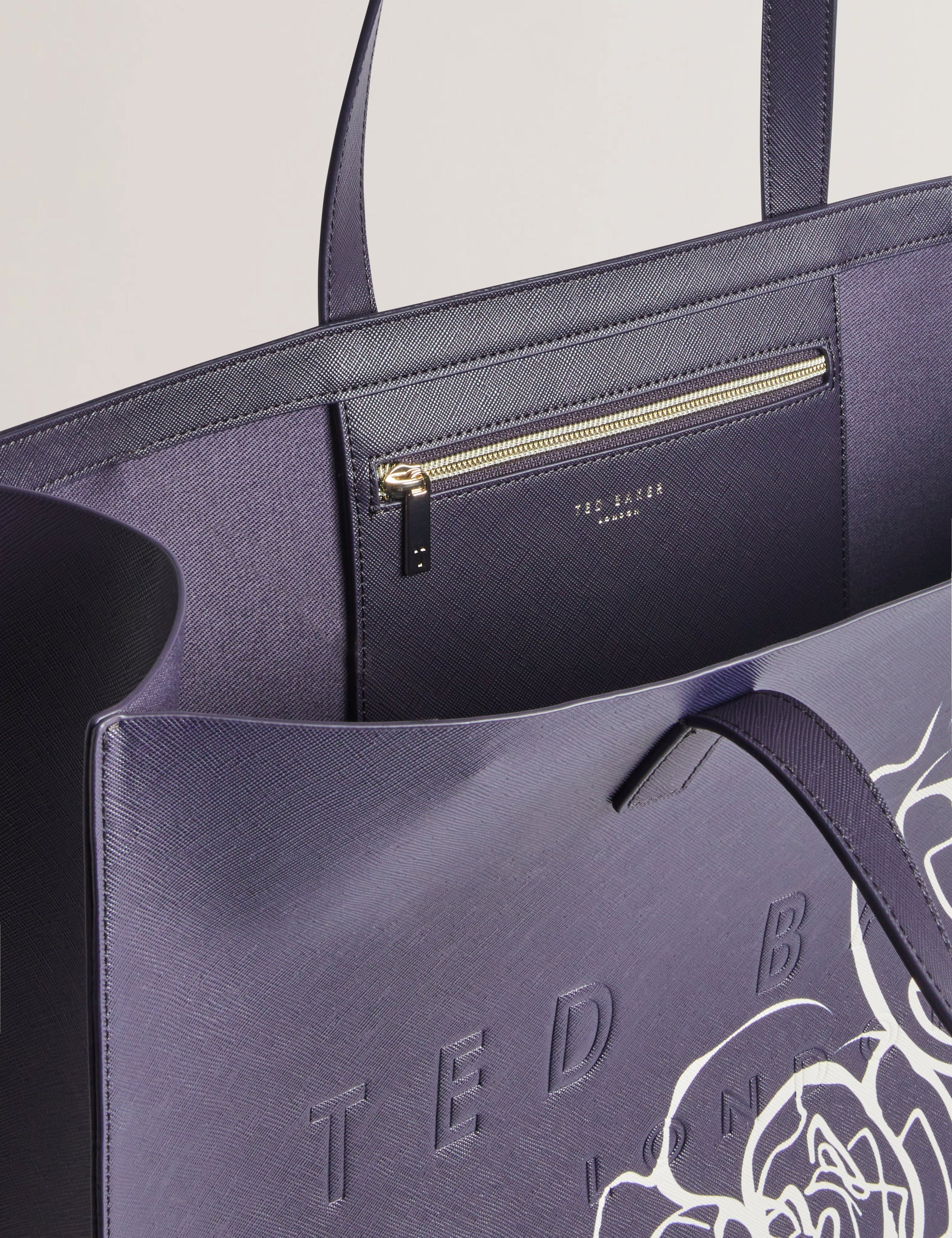 Women's ALUMICN-Linear Rose Extra Large Icon Navy Ted Baker South Africa