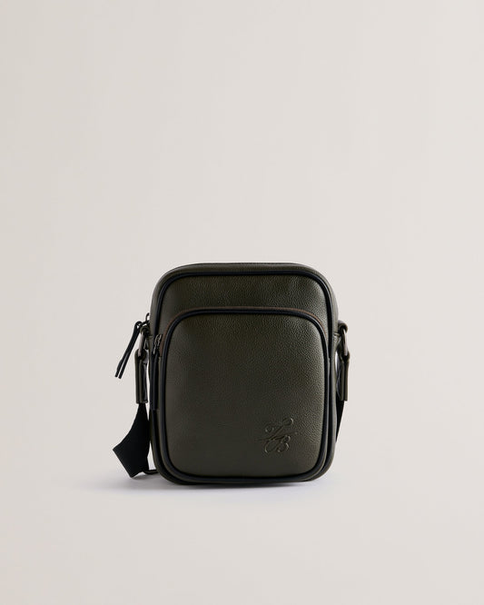 Men's Taii-Pu Tb Script Flight Bag Khaki Ted Baker South Africa