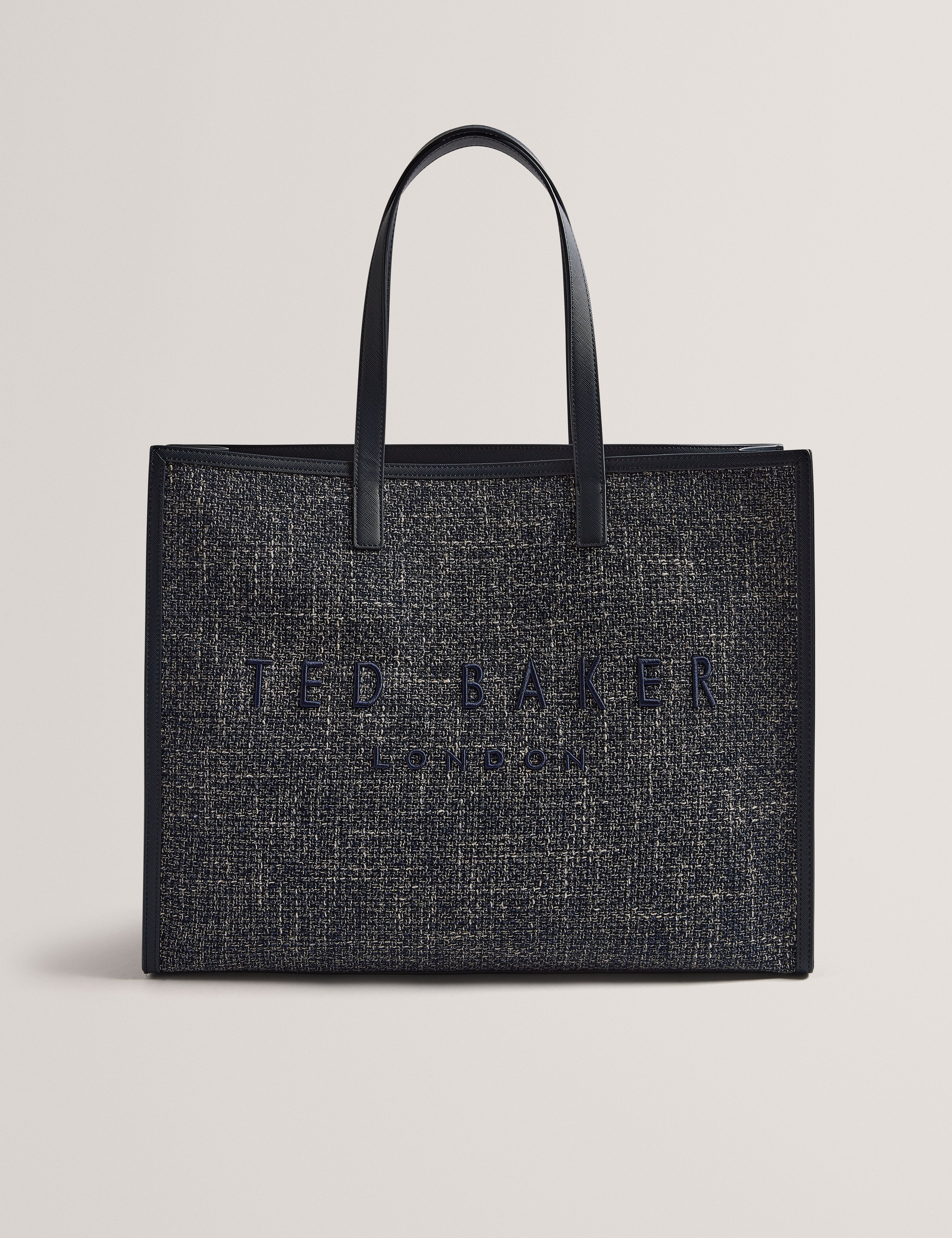 Women's TWEEKON-Tweed Extra Large Icon Bag Ted Baker South Africa Bellabags