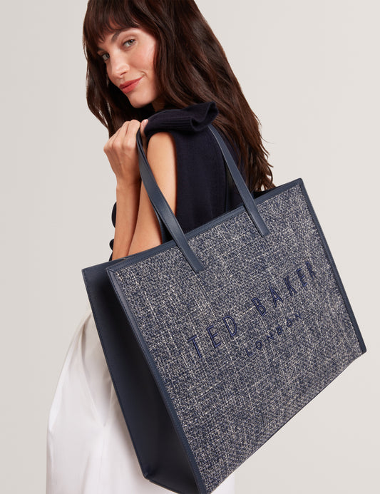 Women's TWEEKON-Tweed Extra Large Icon Bag Ted Baker South Africa