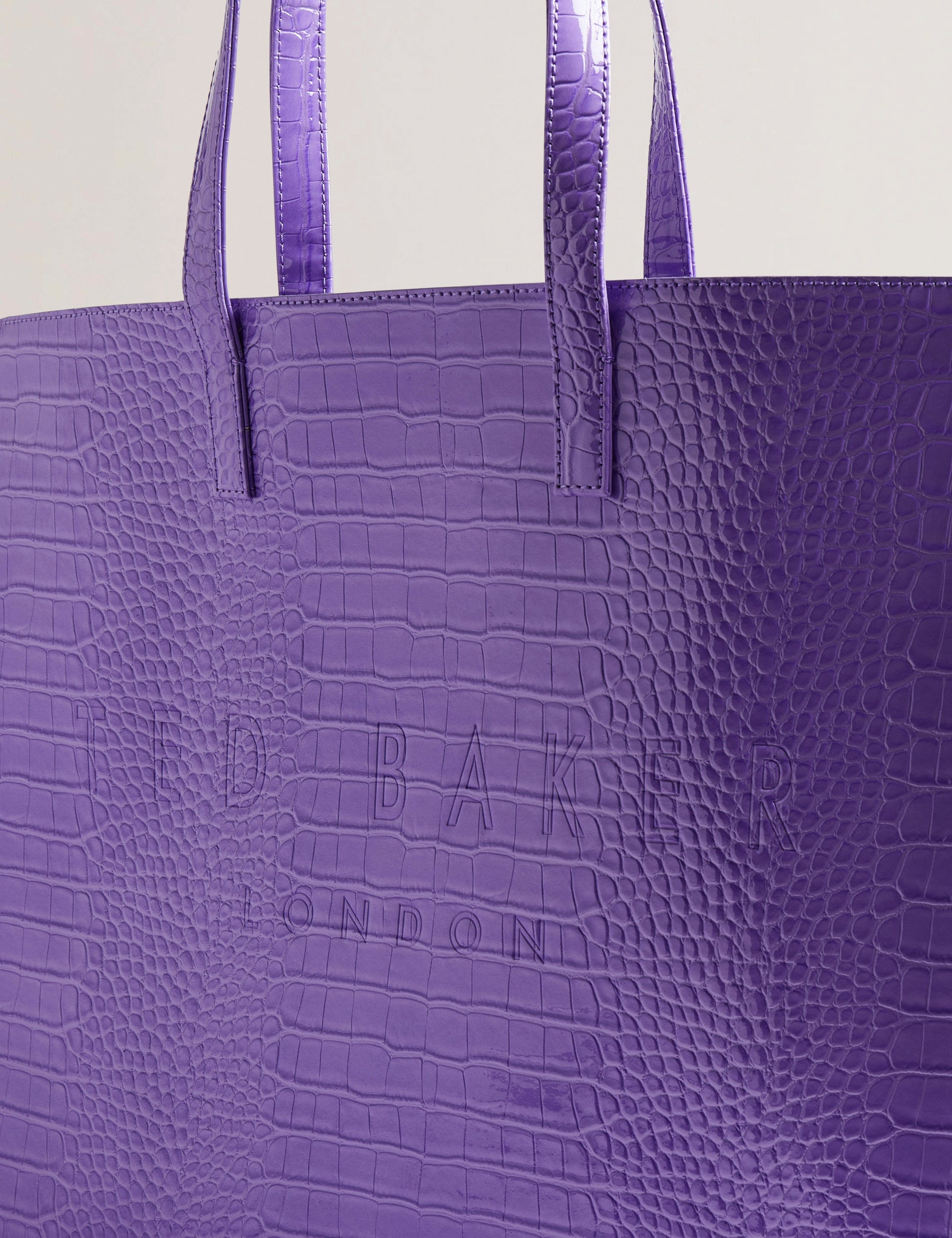 Women's ALLICON-Croc Effect Extra Large Icon Ted Baker South Africa