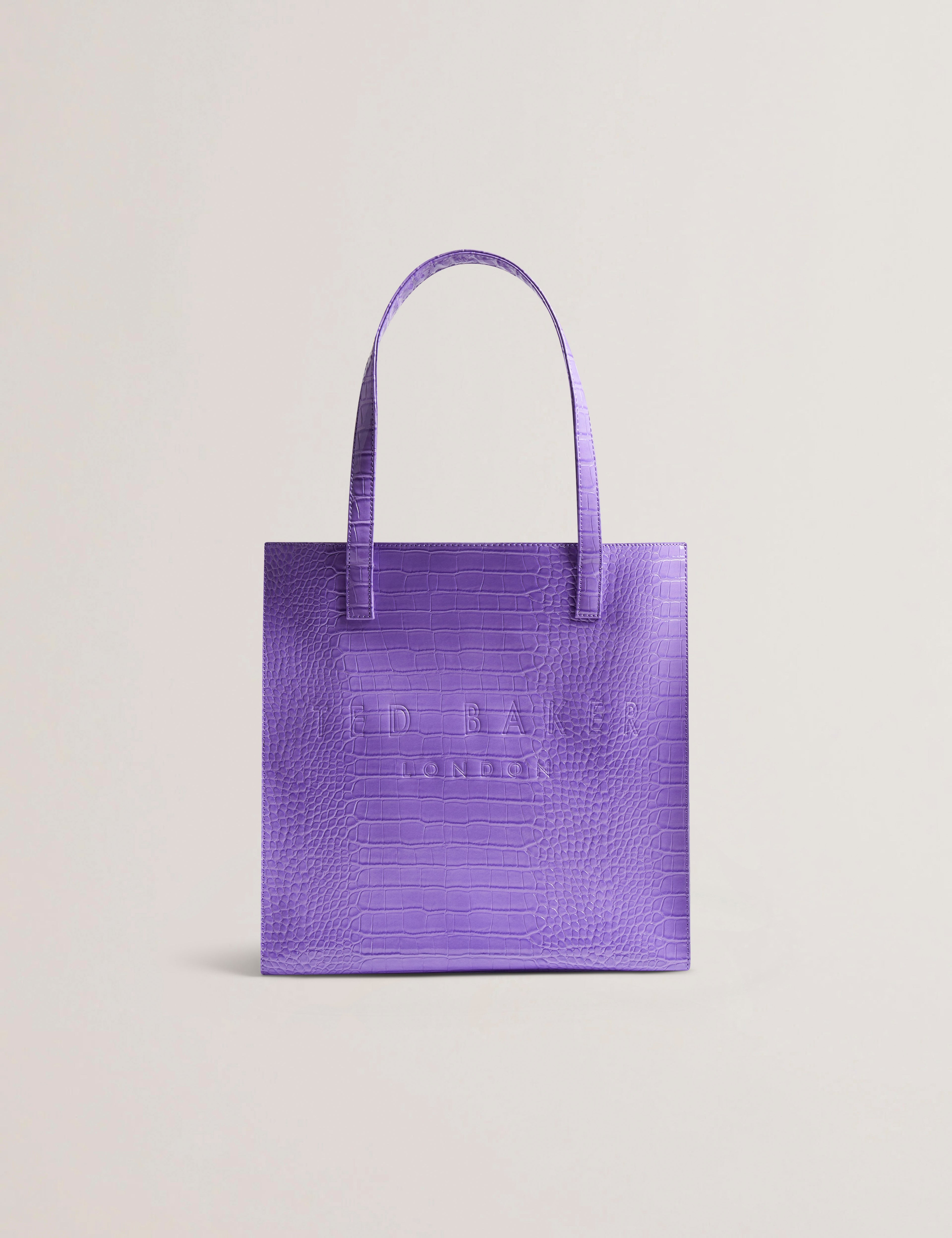 Women's CROCCON-Croc Effect Large Icon Bag Ted Baker South Africa Bellabags