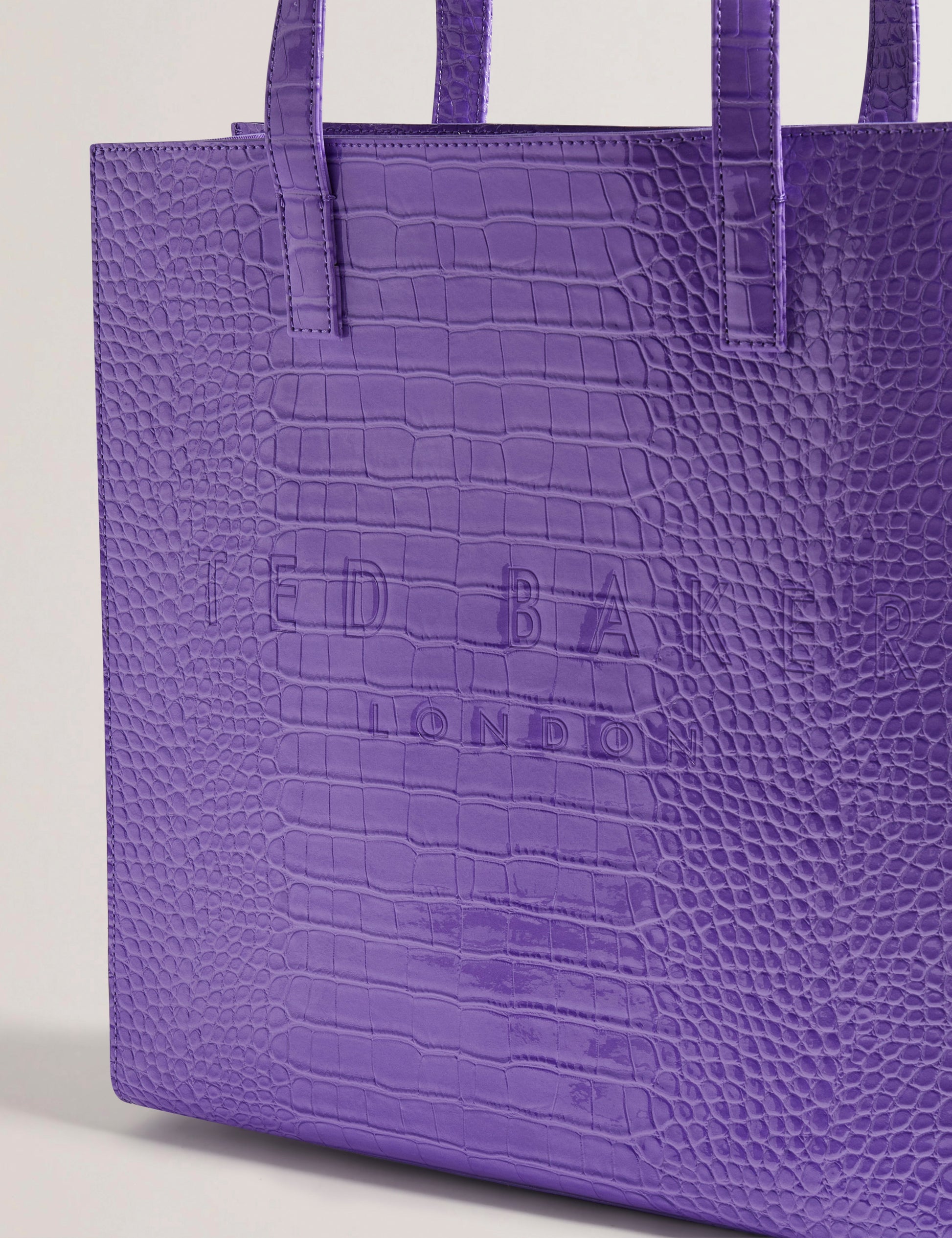 Women's CROCCON-Croc Effect Large Icon Bag Ted Baker South Africa