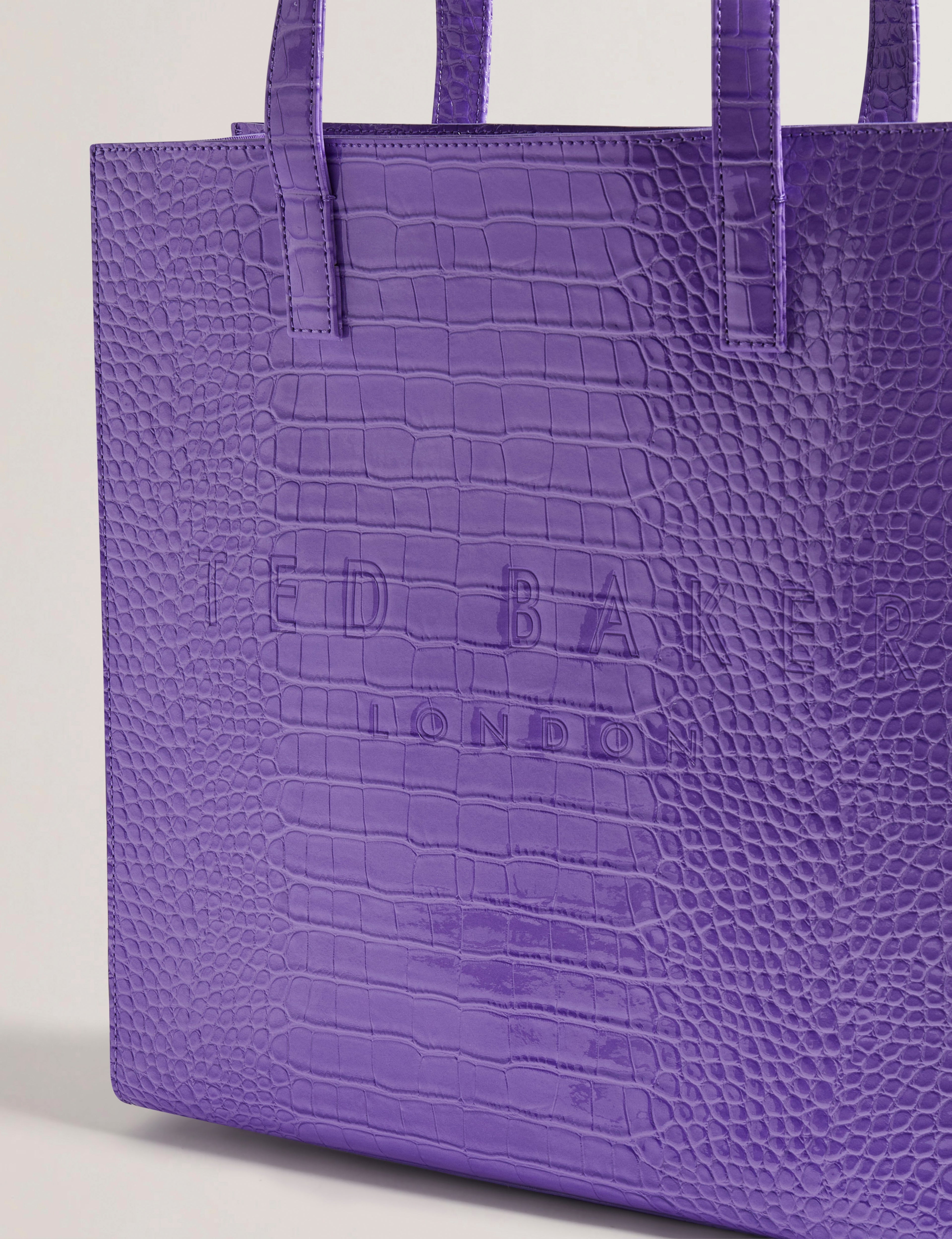 Women's CROCCON-Croc Effect Large Icon Bag Ted Baker South Africa Bellabags