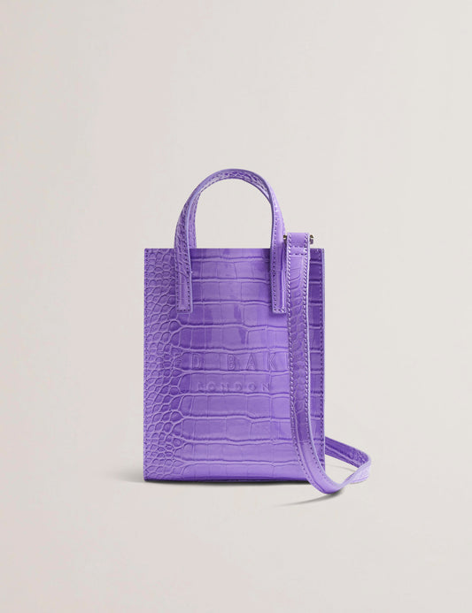 Women's GATOCON-Croc Effect Mini Icon Bag Ted Baker South Africa