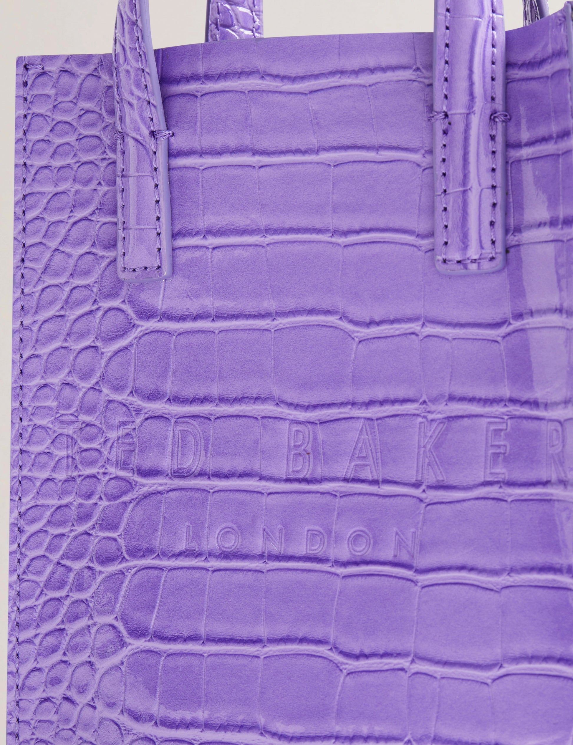 Women's GATOCON-Croc Effect Mini Icon Bag Ted Baker South Africa