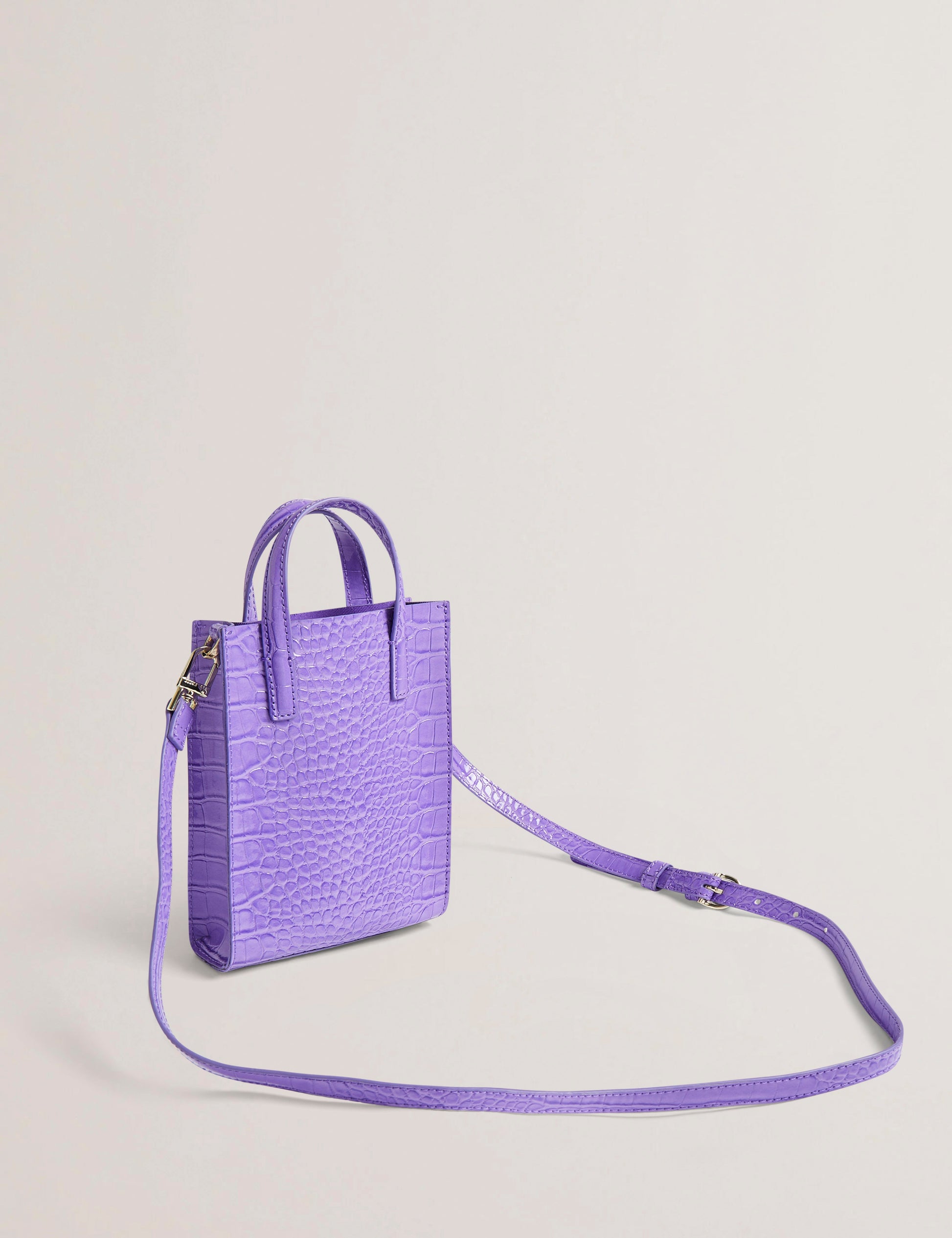 Women's GATOCON-Croc Effect Mini Icon Bag Ted Baker South Africa