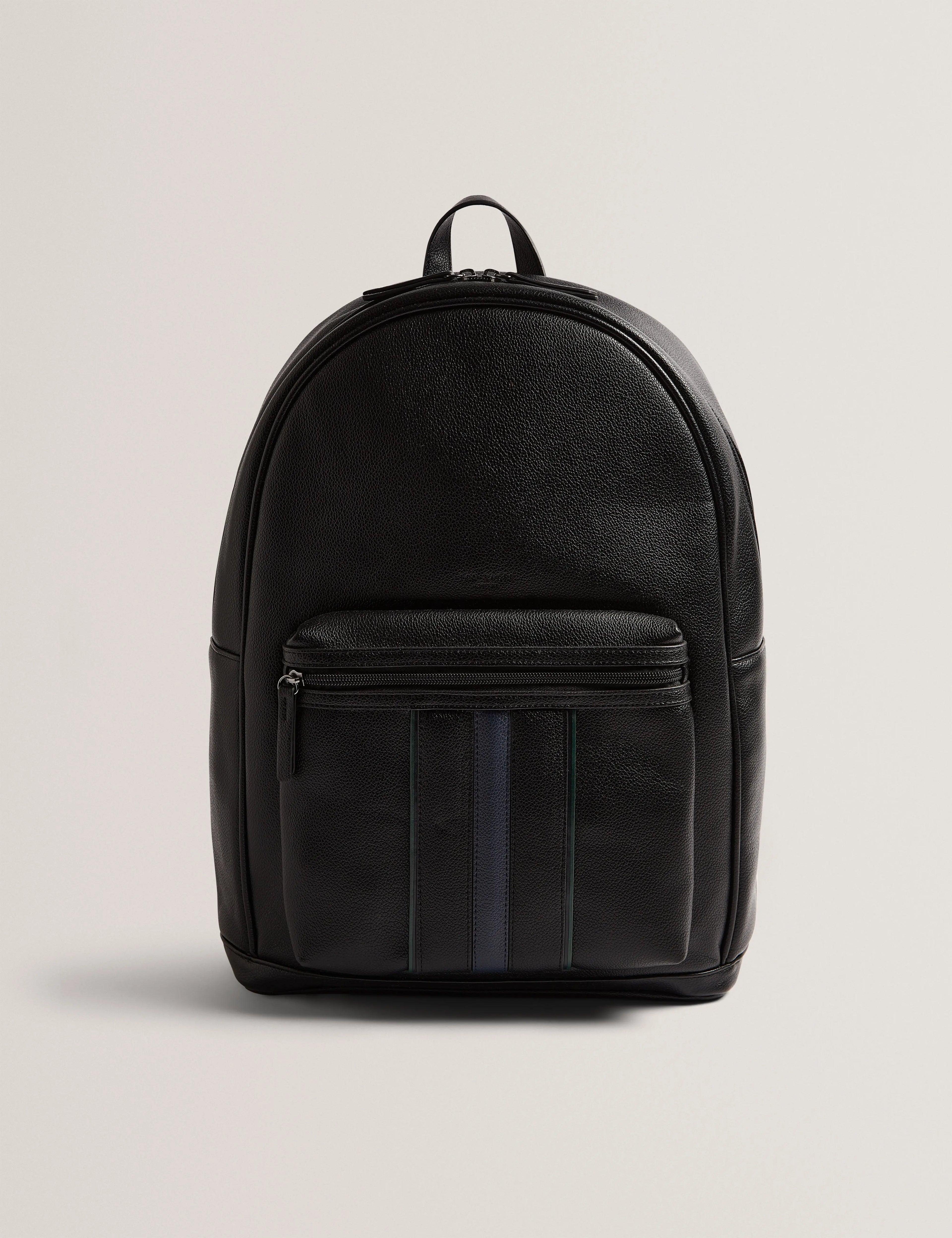 KEVIIN: Stripe PU Backpack - Bellabags Ted Baker