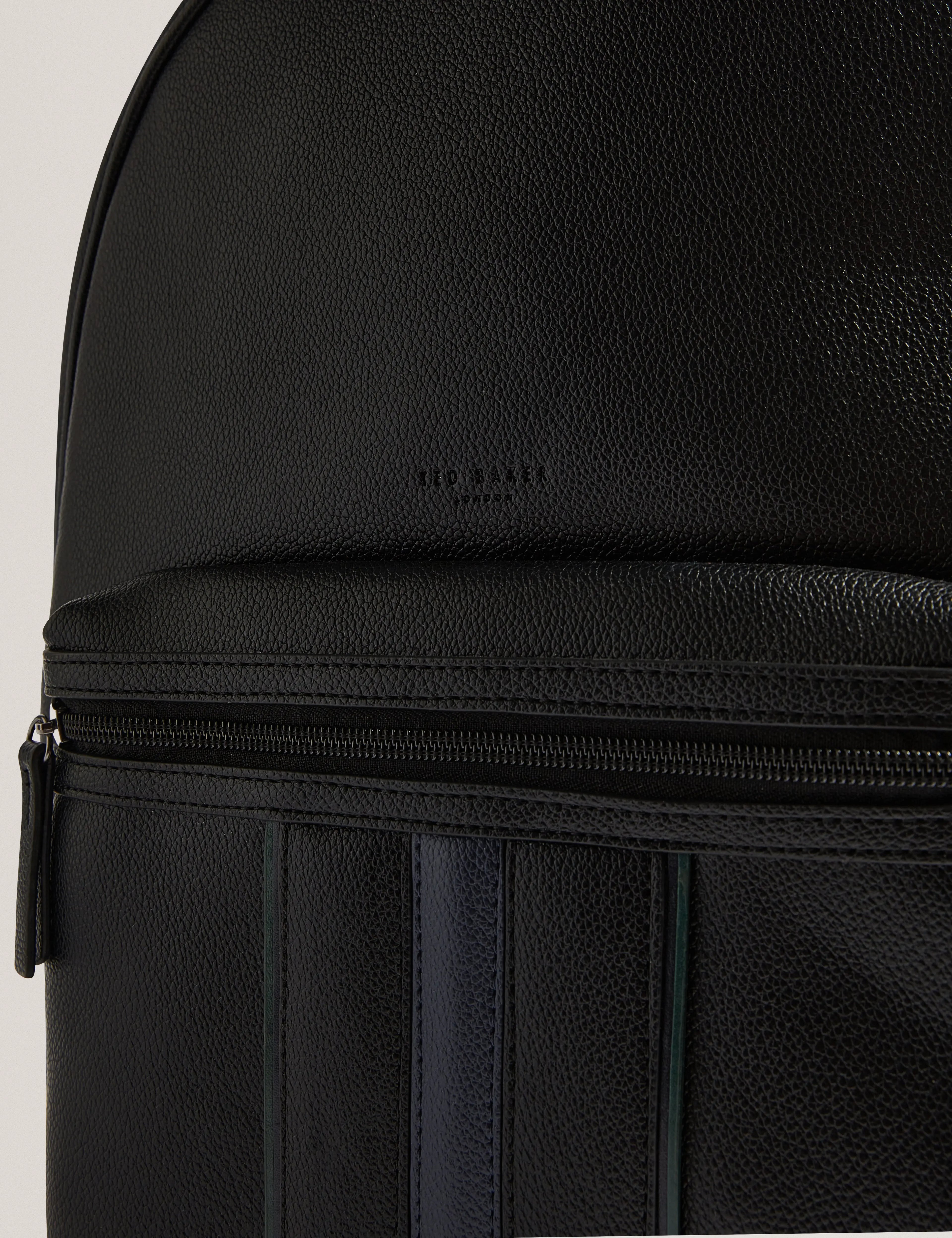 KEVIIN: Stripe PU Backpack - Bellabags Ted Baker