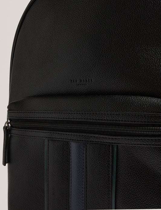 KEVIIN: Stripe PU Backpack - Bellabags Ted Baker