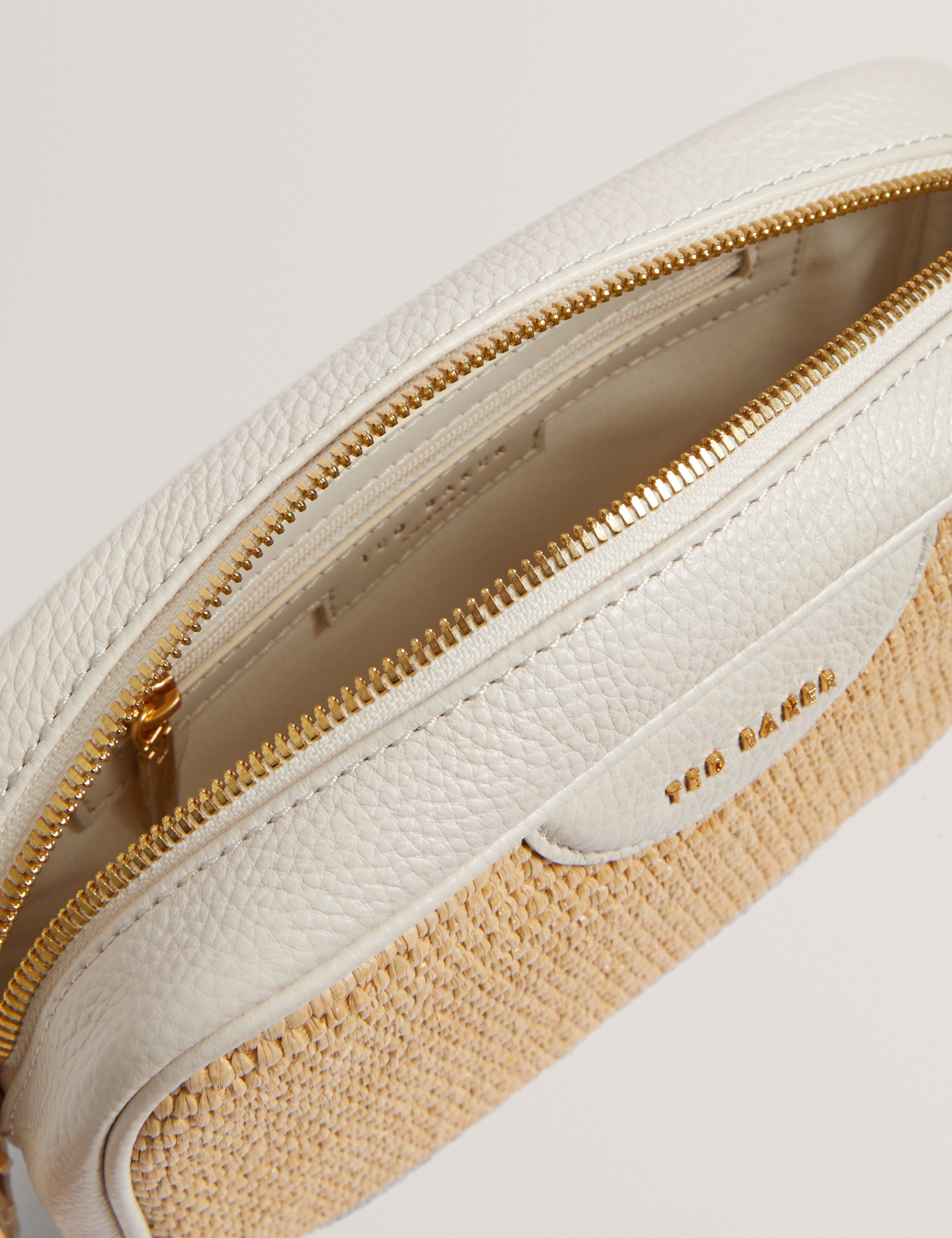 Women's BARDAS-Webbing Faux Raffia Camera Bag Ted Baker South Africa Bellabags