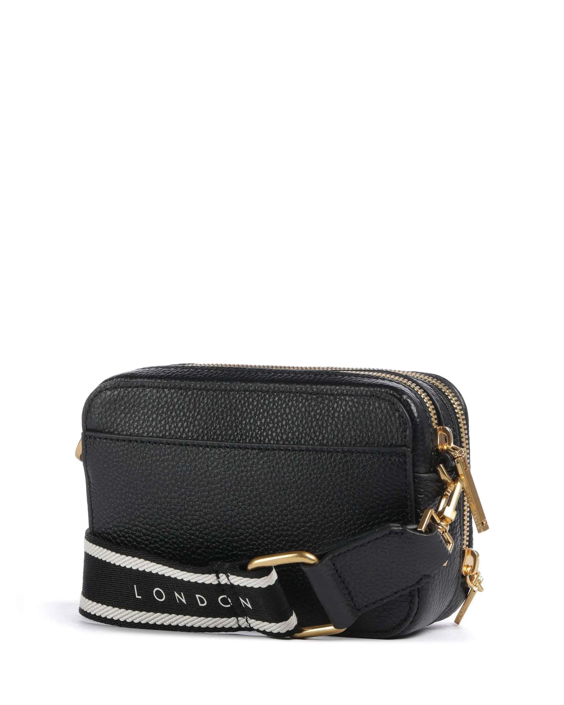 Women's BARIA-Webbing Faux Raffia Camera Bag Black Ted Baker South Africa