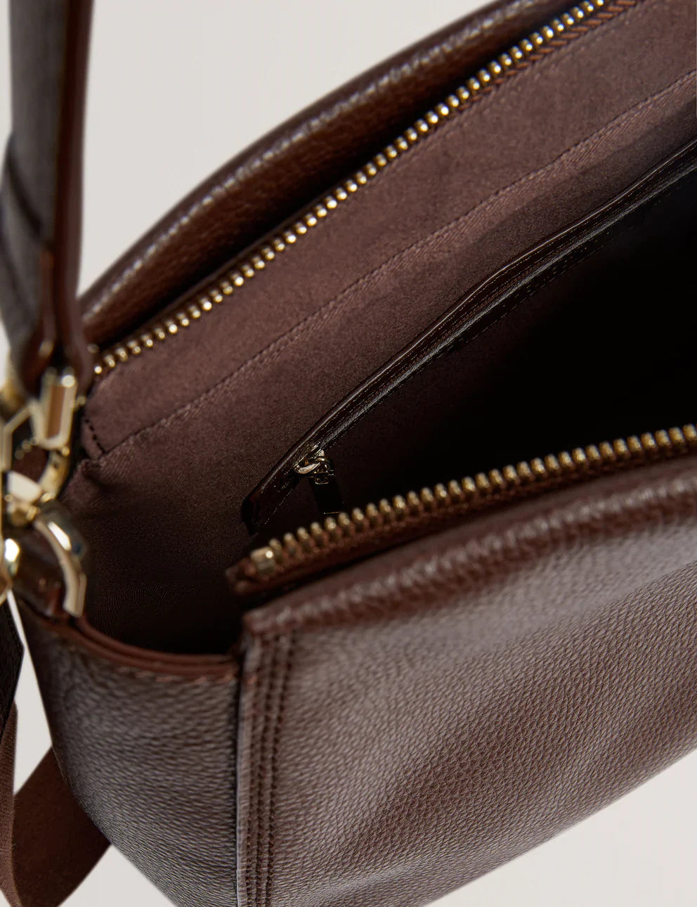 Women's WILLDA-Branded Webbing Leather Hobo Bag Ted Baker South Africa Bellabags