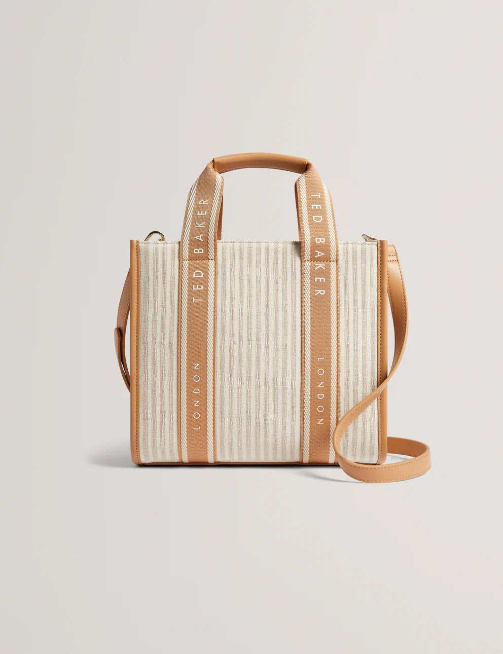 Womens HARLLEE-Striped Canvas Small Webbing Ted Baker South Africa Bellabags