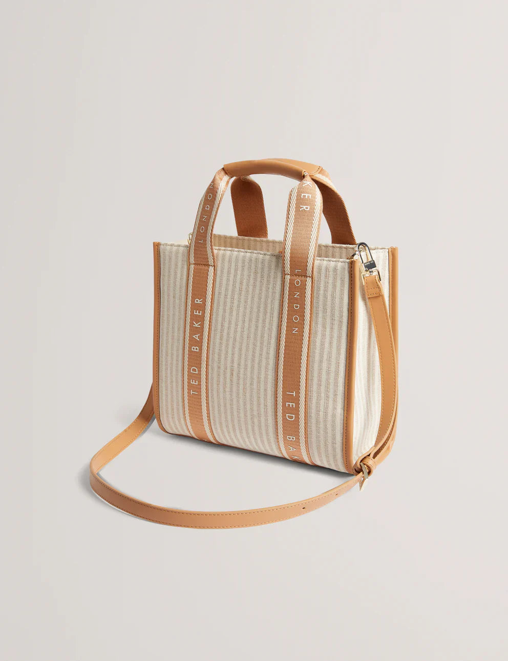 Womens HARLLEE-Striped Canvas Small Webbing Ted Baker South Africa Bellabags