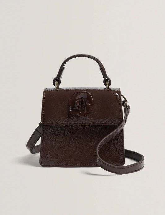 Women's ROUSET-Rose Detail Mini Leather Bag Ted Baker South Africa