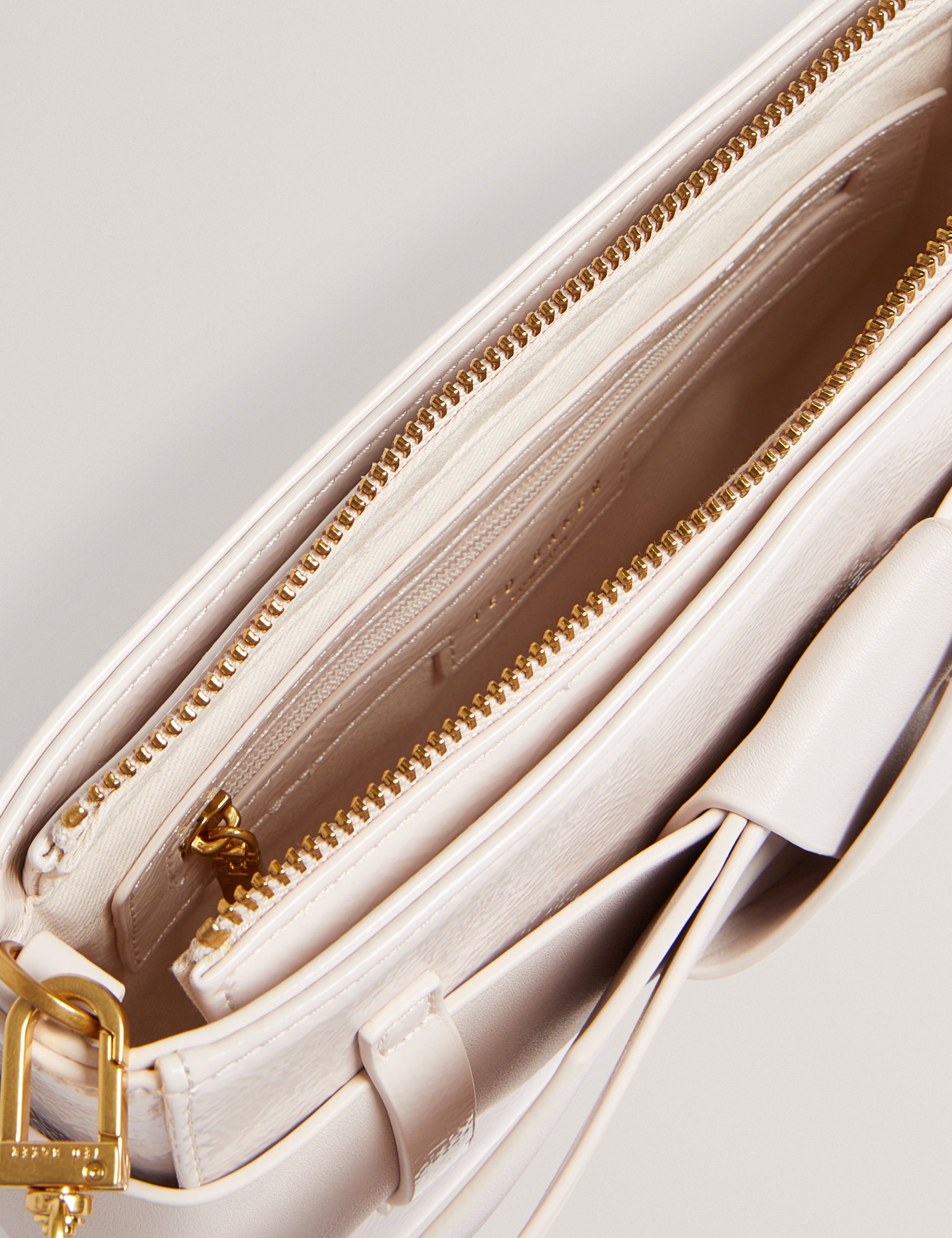 Women's JIMMAH-Soft PU Bow Clutch Bag Ivory Ted Baker South Africa