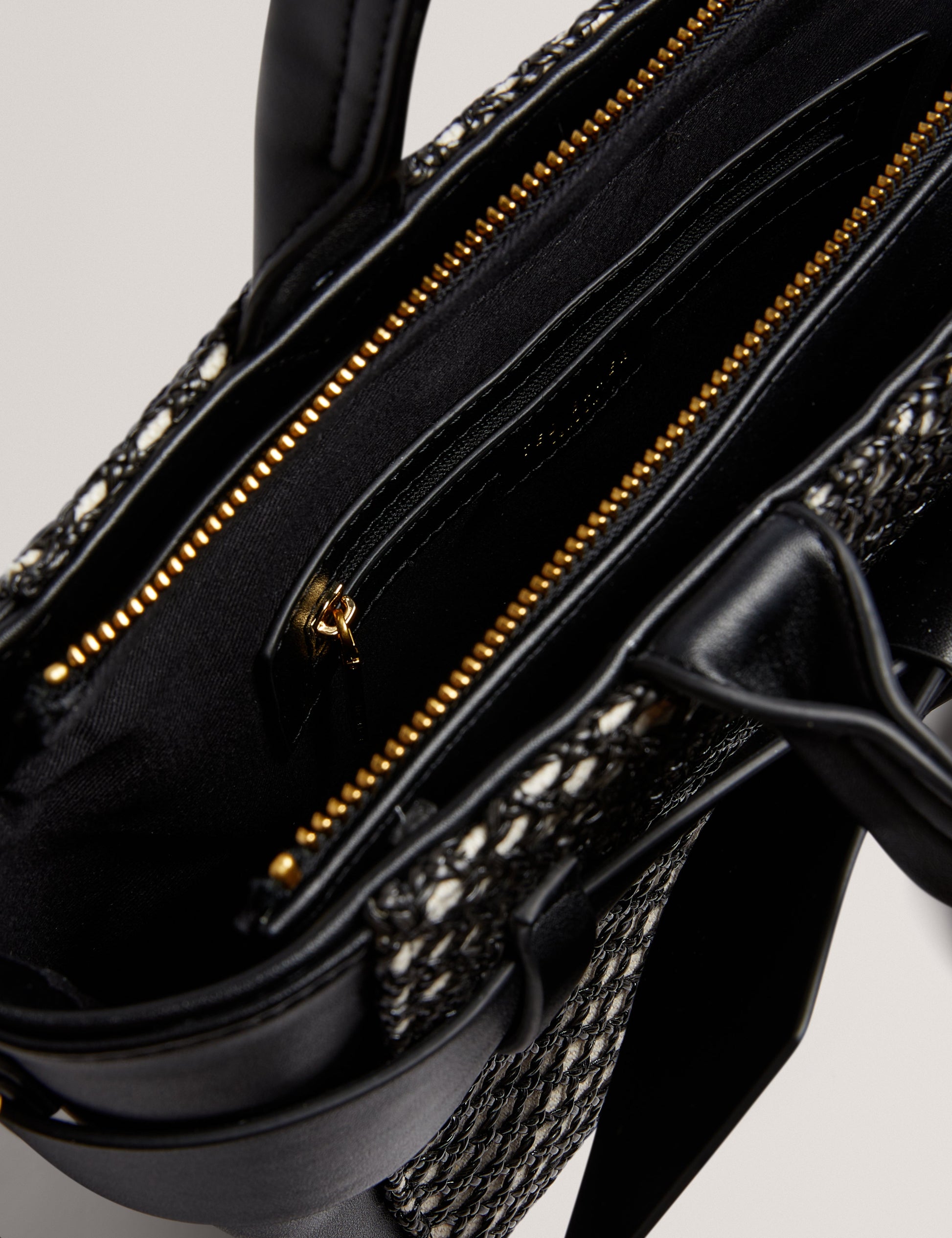 Womens JEESA-Soft PU Bow Canvas Mini Tote Bag Ted Baker South Africa