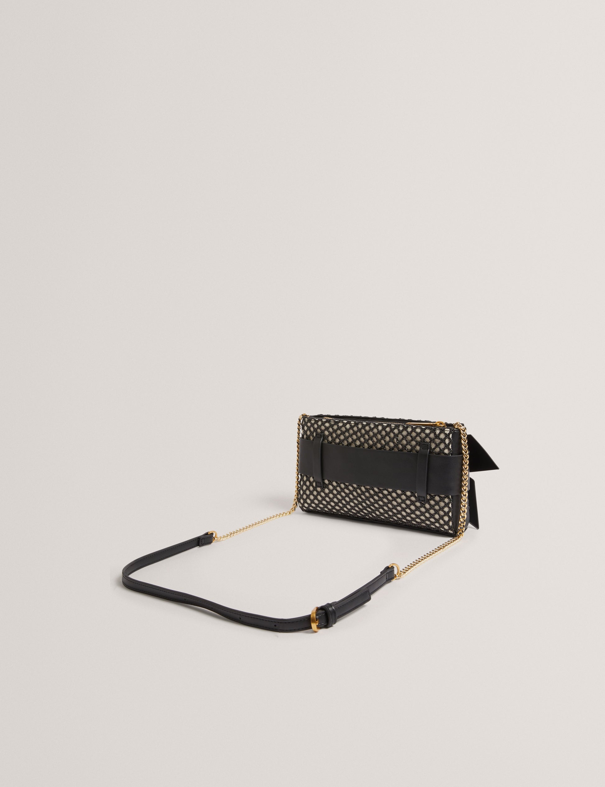 Womens JEESIE-Soft PU Bow Canvas Clutch Bag Ted Baker South Africa