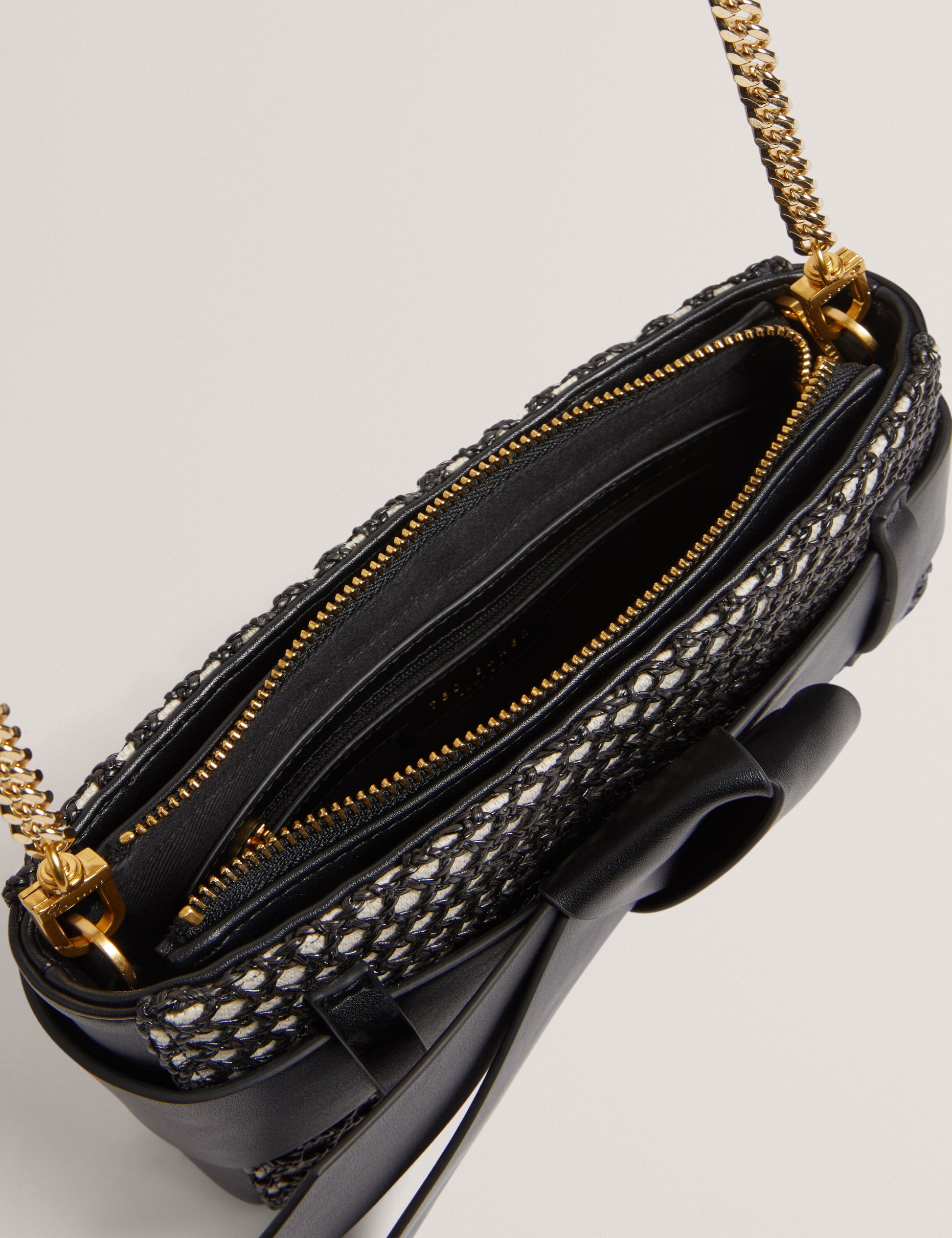 Womens JEESIE-Soft PU Bow Canvas Clutch Bag Ted Baker South Africa