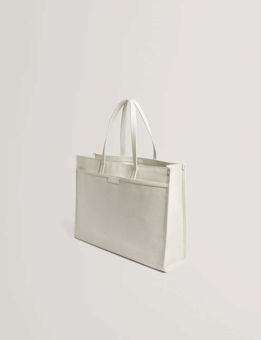 Women's AUDOS-Canvas Rose Hardware Tote Bag Ted Baker South Africa Bellabags