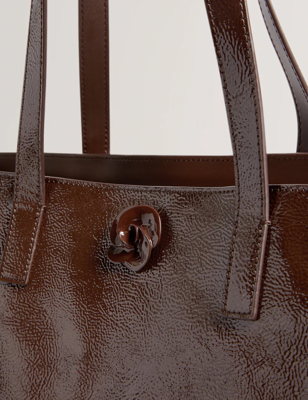 Women's ROUSAH-Rose Detail Tote Leather Bag Ted Baker South Africa Bellabags