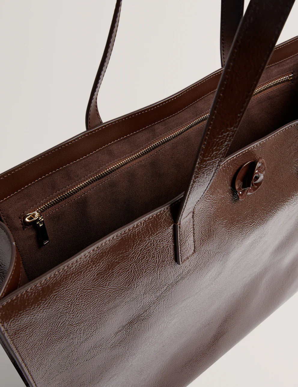 Women's ROUSAH-Rose Detail Tote Leather Bag Ted Baker South Africa Bellabags